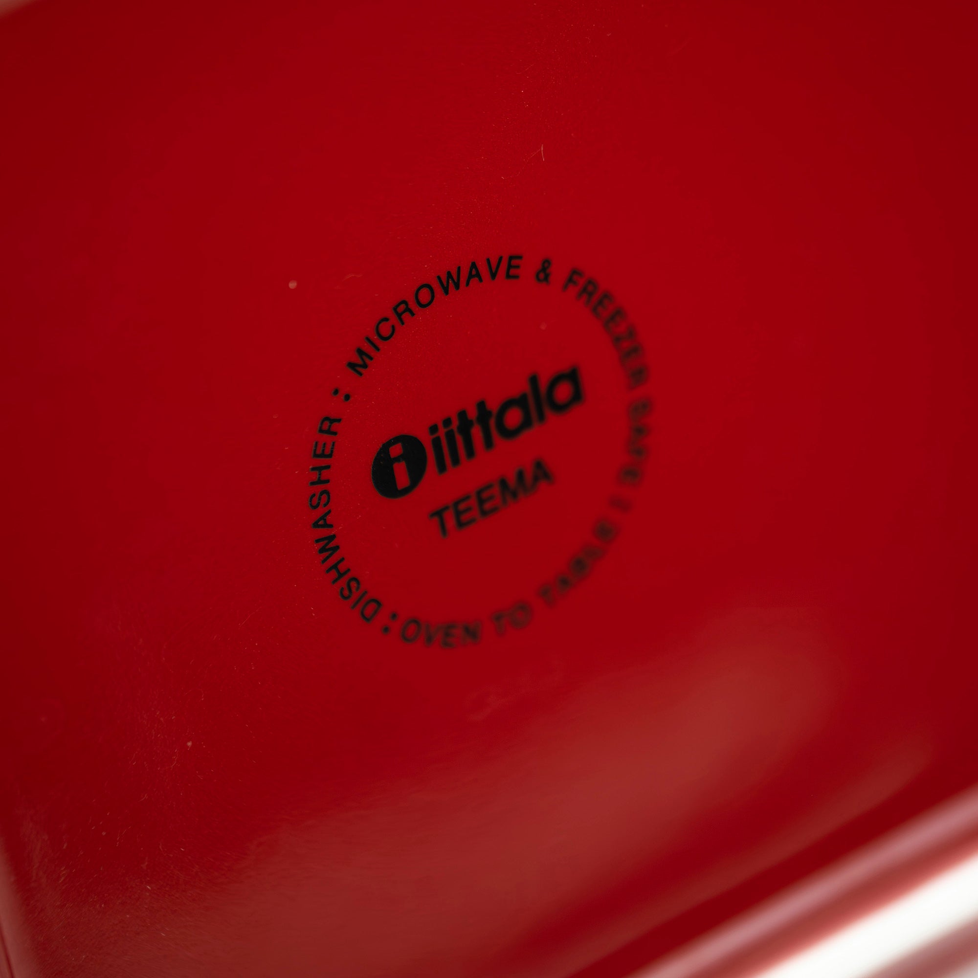 イッタラ ティーマ iittala Teema スクエアプレート レッド 2枚組 廃盤色 (2)