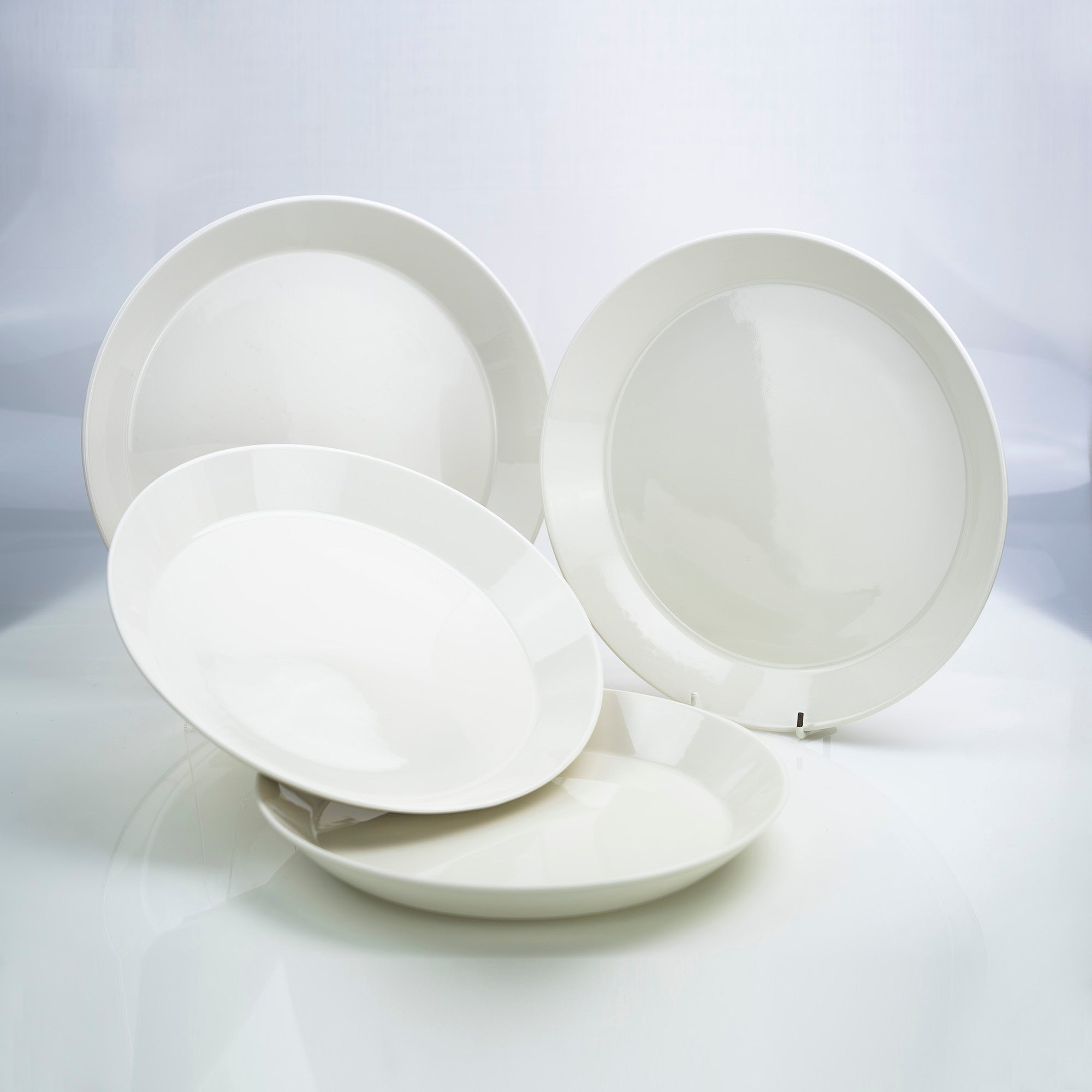 イッタラ ティーマ iittala Teema 26cmプレート ホワイト 3枚セット+1枚(訳あり)