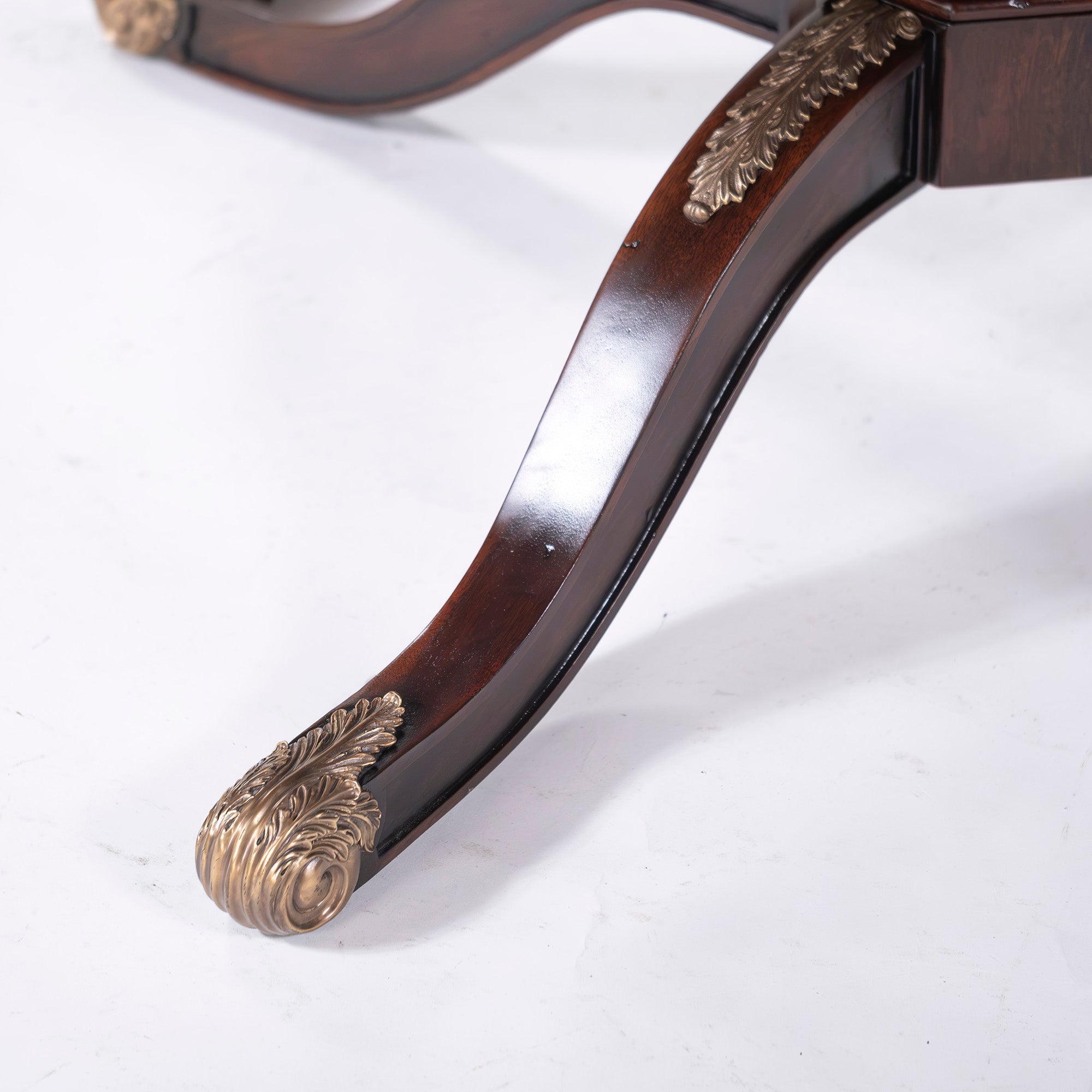 THEODORE ALEXANDER Center Table, Cocktail Table, Mahogany, Brass, Maitland Smith, Living Table