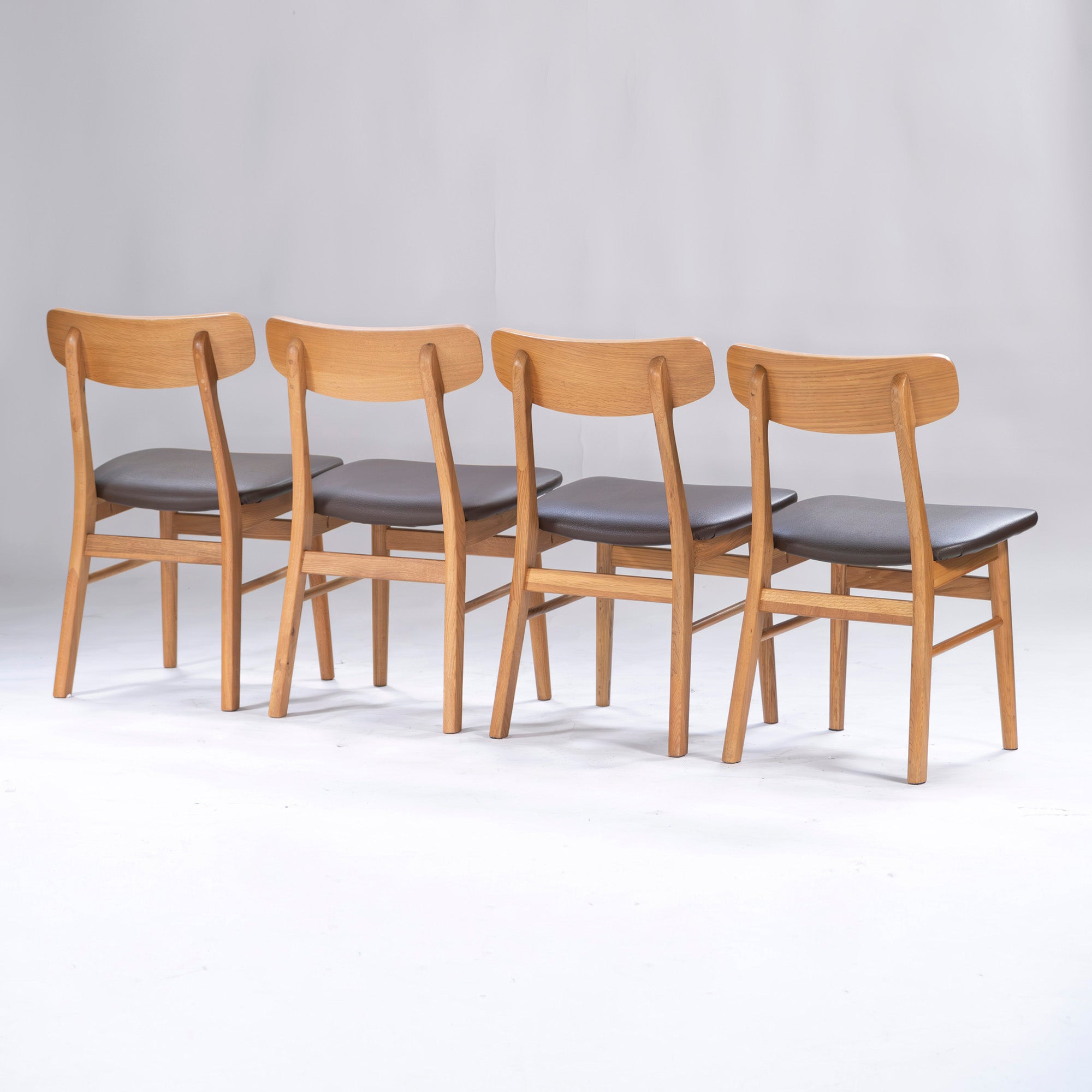 Dining 5-piece set by Okawa Furniture, Milka, Oak wood ◆Delivery area limited◆ Natural modern Scandinavian design Simple dining table