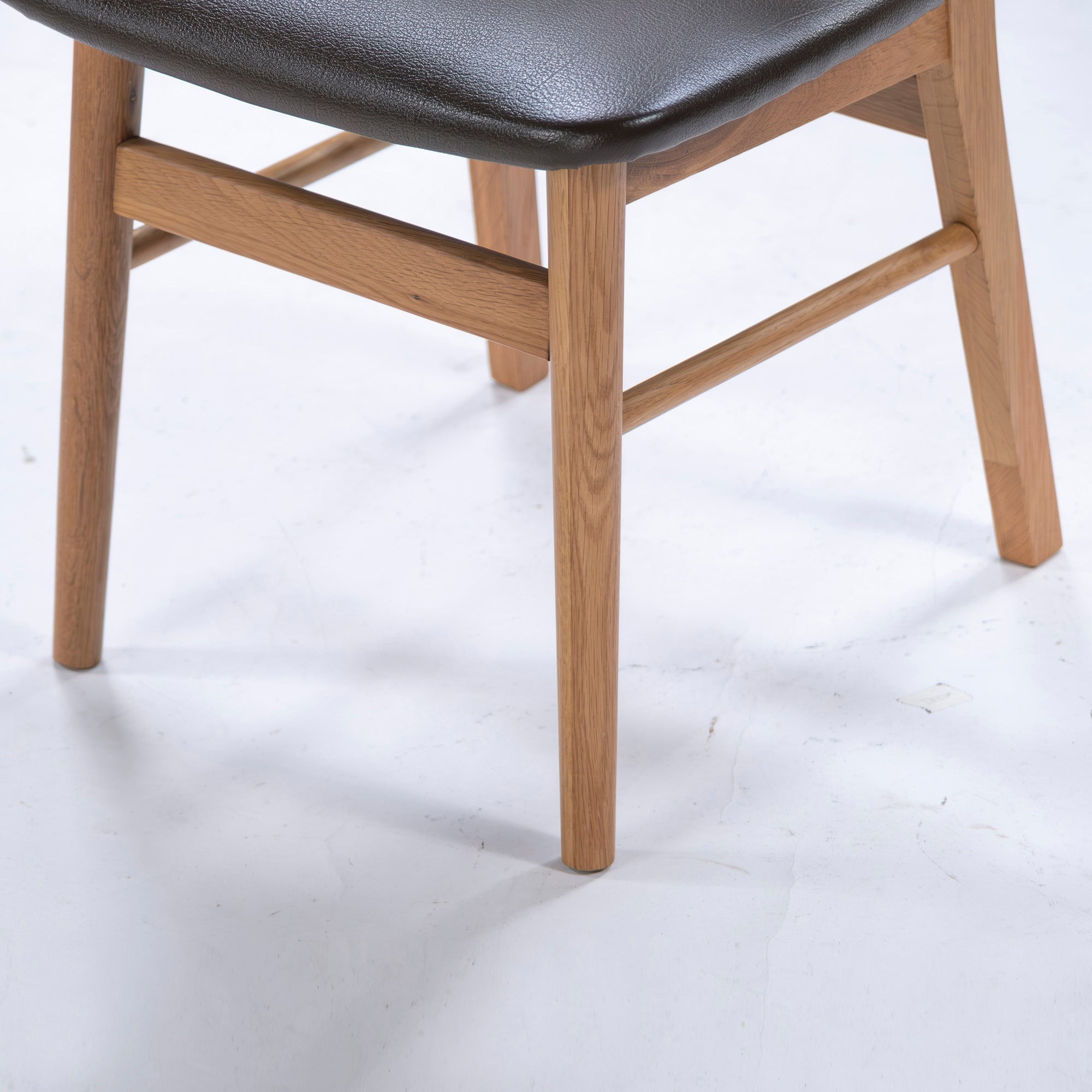Dining 5-piece set by Okawa Furniture, Milka, Oak wood ◆Delivery area limited◆ Natural modern Scandinavian design Simple dining table