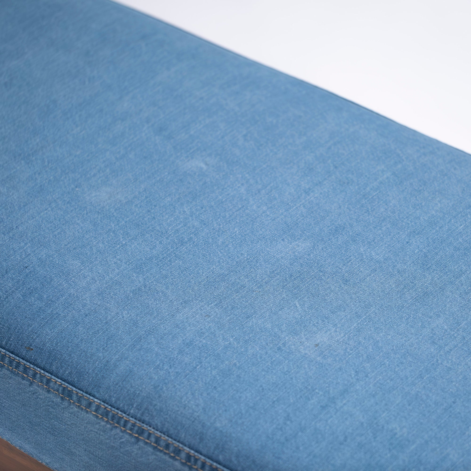 Unico Dining Bench unico SWELLA Bench w120 Denim Acacia Wood Bench 2P Sofa Covering West Coast Cafe
