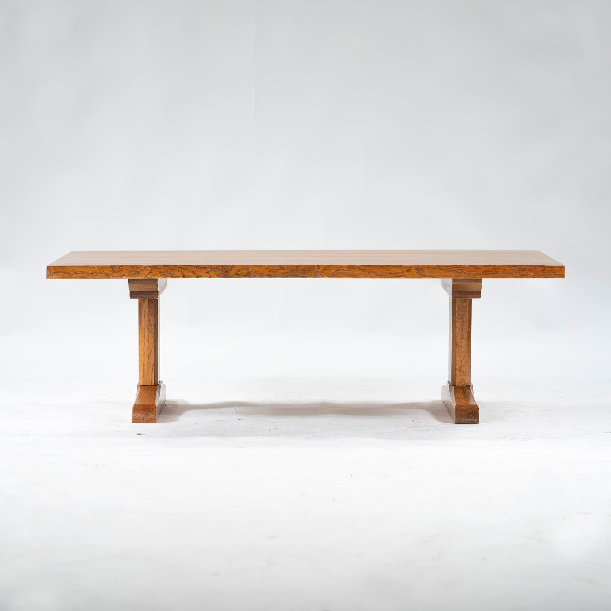 Center table, Kashiwa Mokko, low table, w120, oak wood, with bark, one-piece board style, low table, solid wood, oak wood, Japanese modern, living room table
