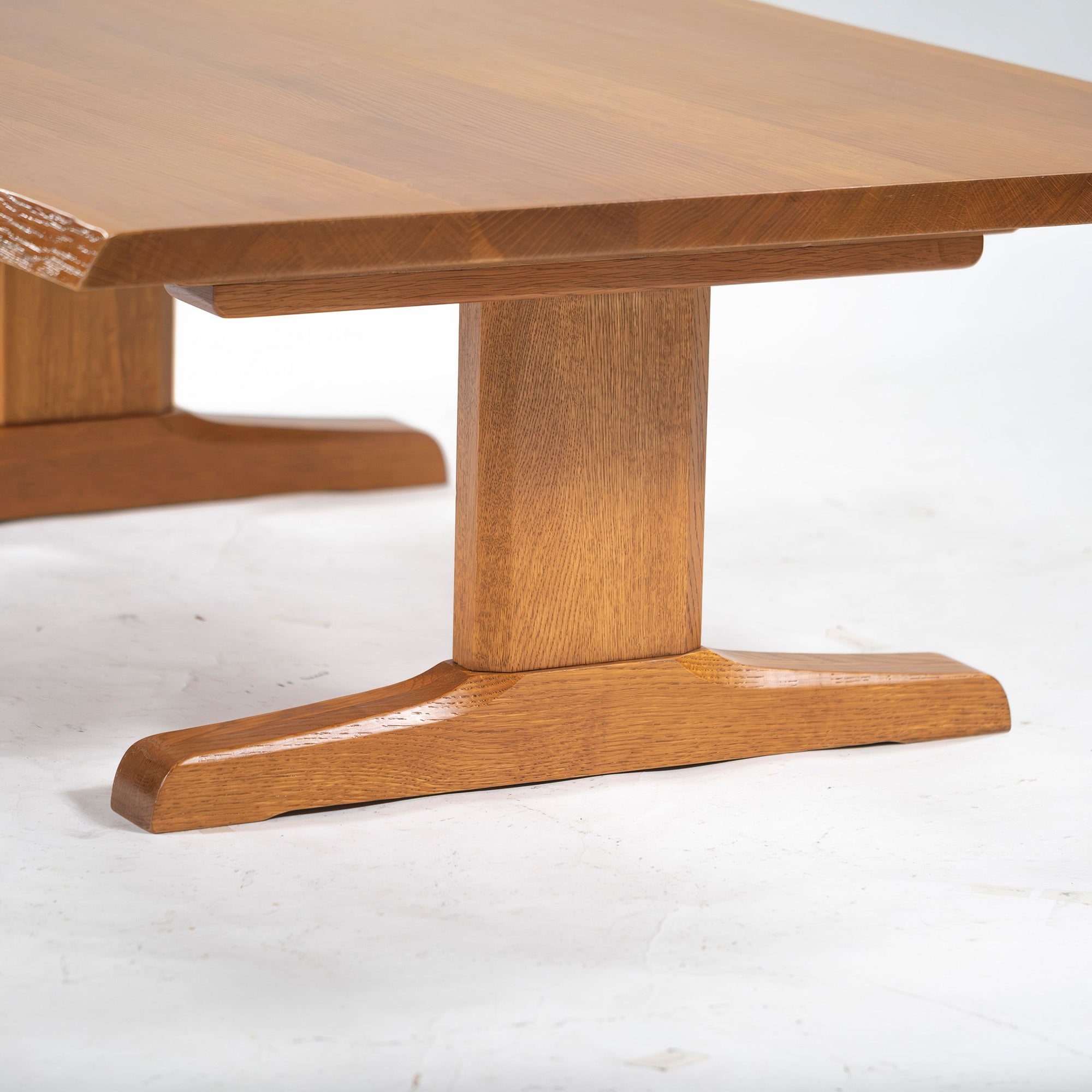 Center table, Kashiwa Mokko, low table, w120, oak wood, with bark, one-piece board style, low table, solid wood, oak wood, Japanese modern, living room table