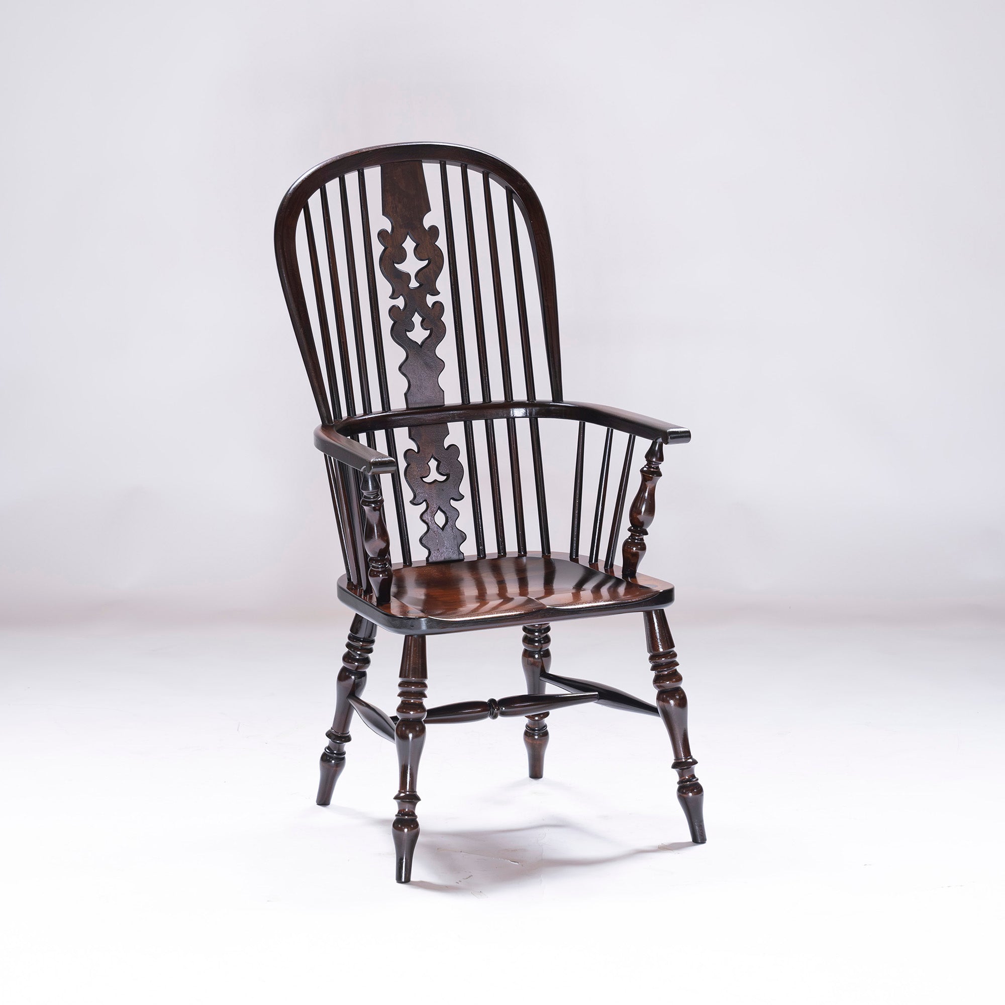 Lounge chair Matsumoto Mingei Furniture #44A type Windsor chair (1) Mizumezakura wood Oak wood Dining chair Armchair
