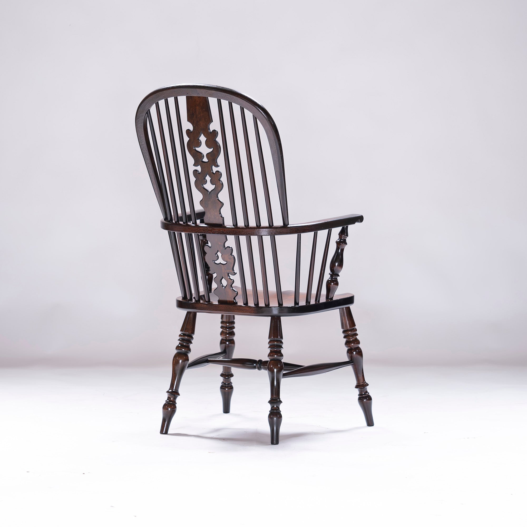 Lounge chair Matsumoto Mingei Furniture #44A type Windsor chair (1) Mizumezakura wood Oak wood Dining chair Armchair