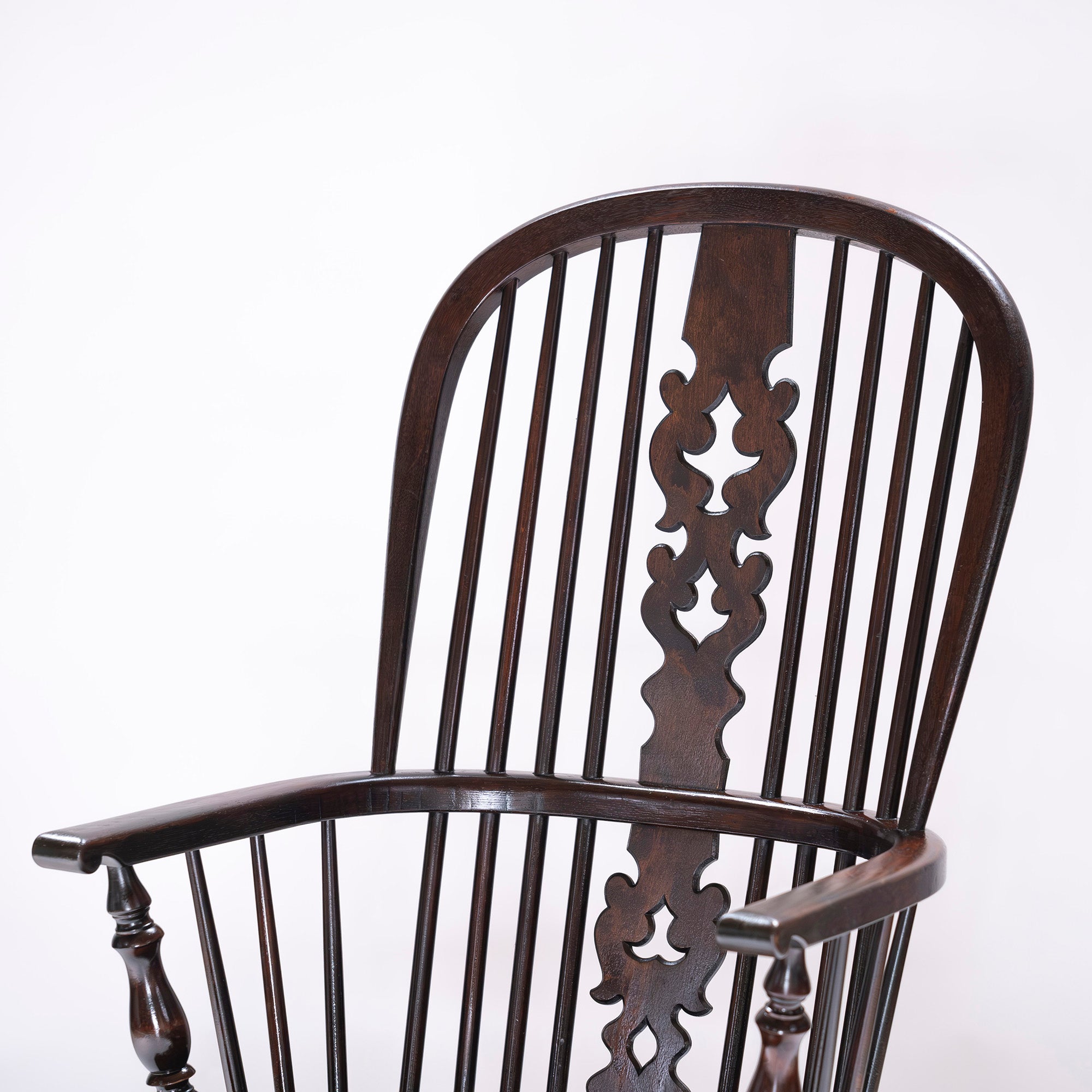 Lounge chair Matsumoto Mingei Furniture #44A type Windsor chair (1) Mizumezakura wood Oak wood Dining chair Armchair