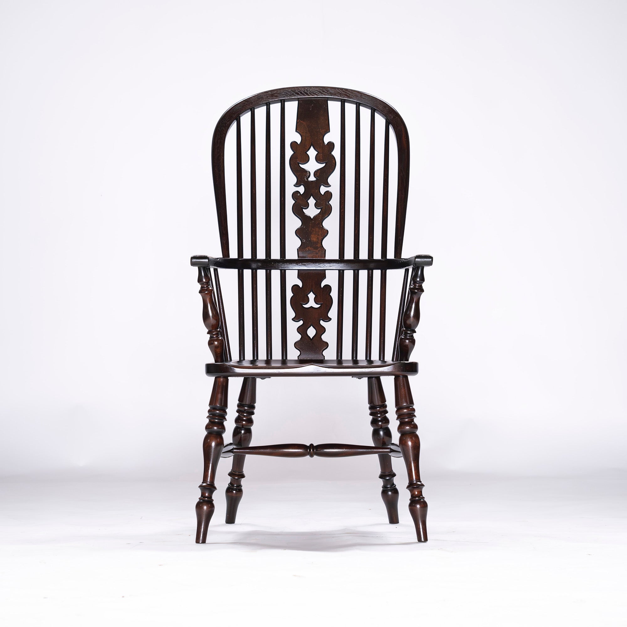Lounge chair Matsumoto Mingei Furniture #44A type Windsor chair (3) Mizumezakura wood Oak wood Dining chair Armchair