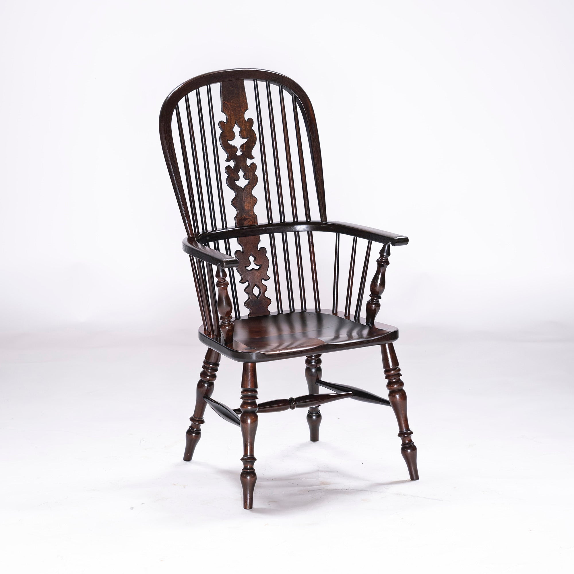 Lounge chair Matsumoto Mingei Furniture #44A type Windsor chair (3) Mizumezakura wood Oak wood Dining chair Armchair