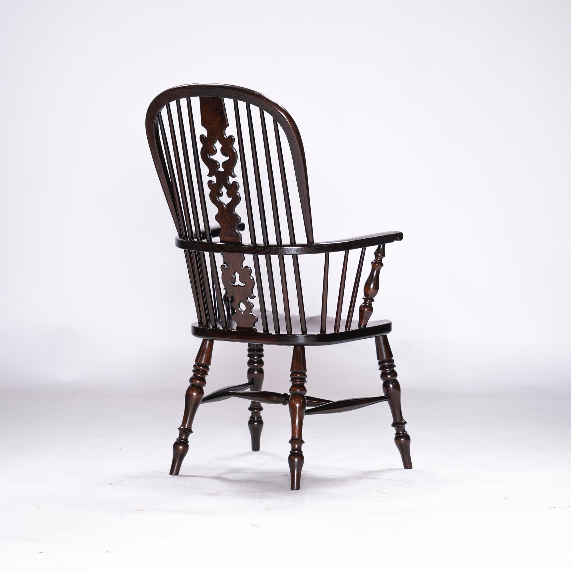 Lounge chair Matsumoto Mingei Furniture #44A type Windsor chair (3) Mizumezakura wood Oak wood Dining chair Armchair