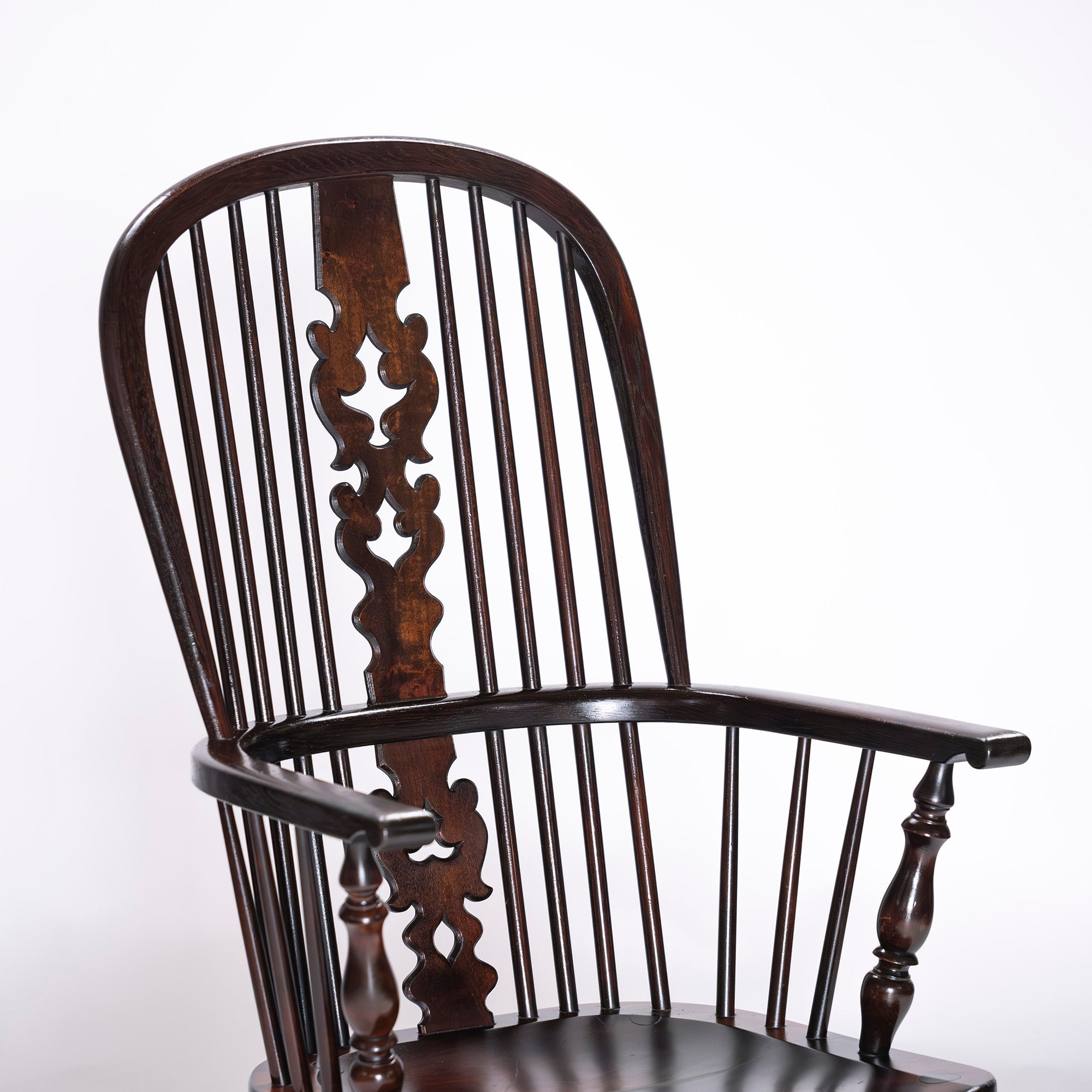 Lounge chair Matsumoto Mingei Furniture #44A type Windsor chair (3) Mizumezakura wood Oak wood Dining chair Armchair