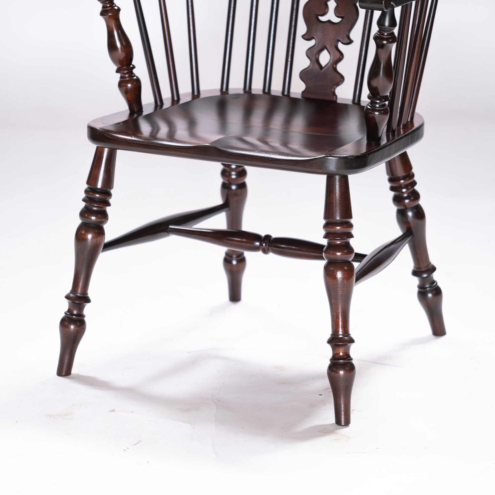 Lounge chair Matsumoto Mingei Furniture #44A type Windsor chair (3) Mizumezakura wood Oak wood Dining chair Armchair