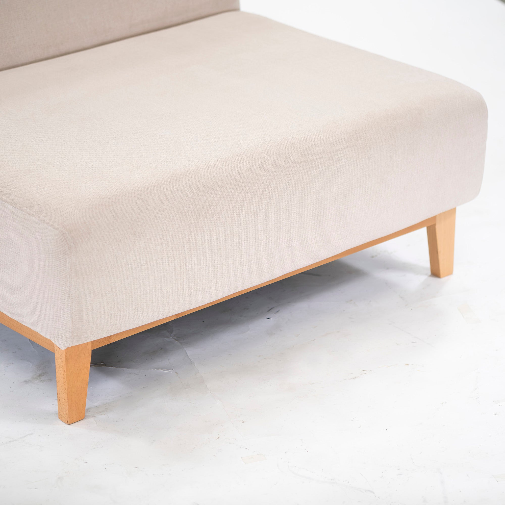 Sofa MASTERWAL Fuu- Easy Sofa 2022 Beech Fabric Single Sofa Natural
