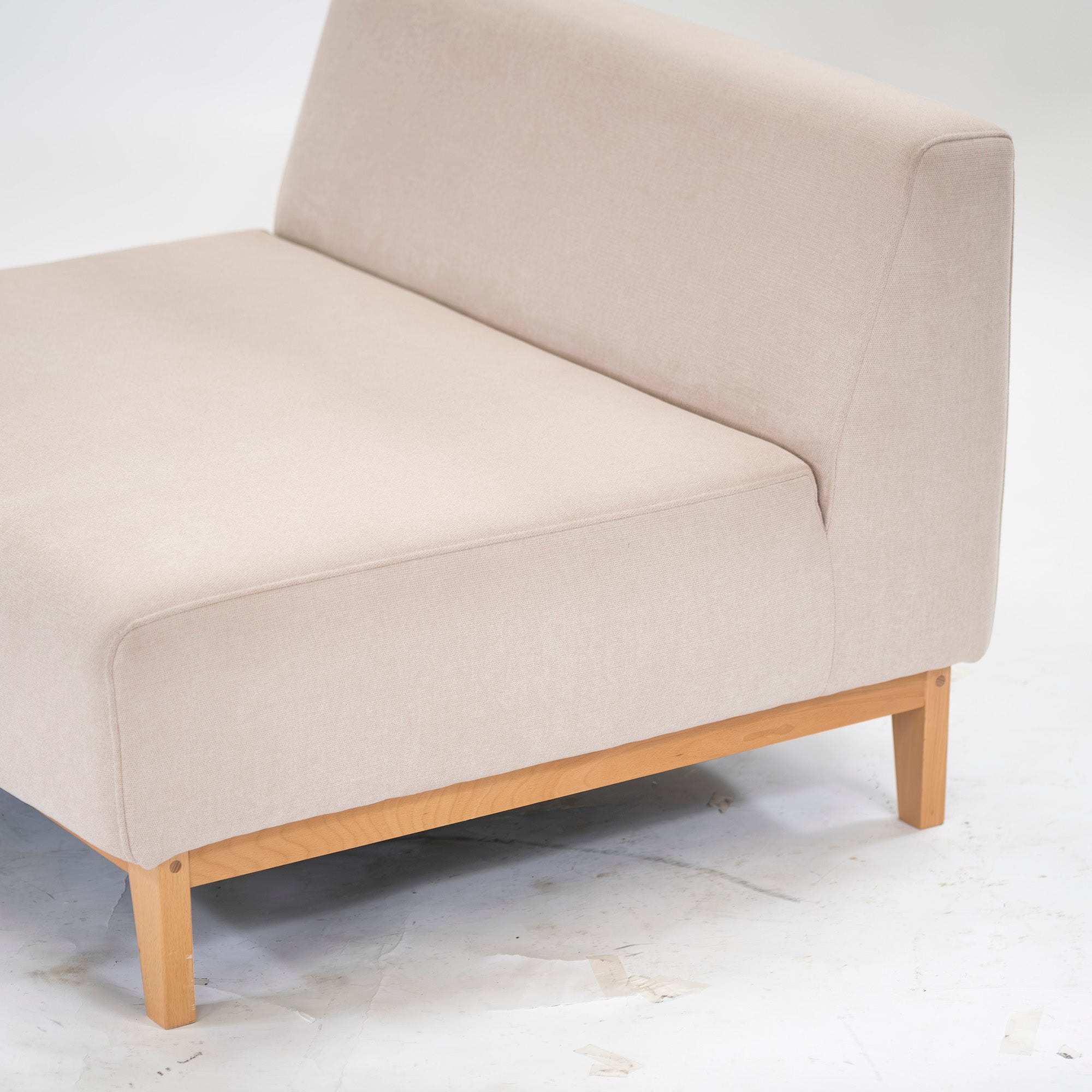 Sofa MASTERWAL Fuu- Easy Sofa 2022 Beech Fabric Single Sofa Natural