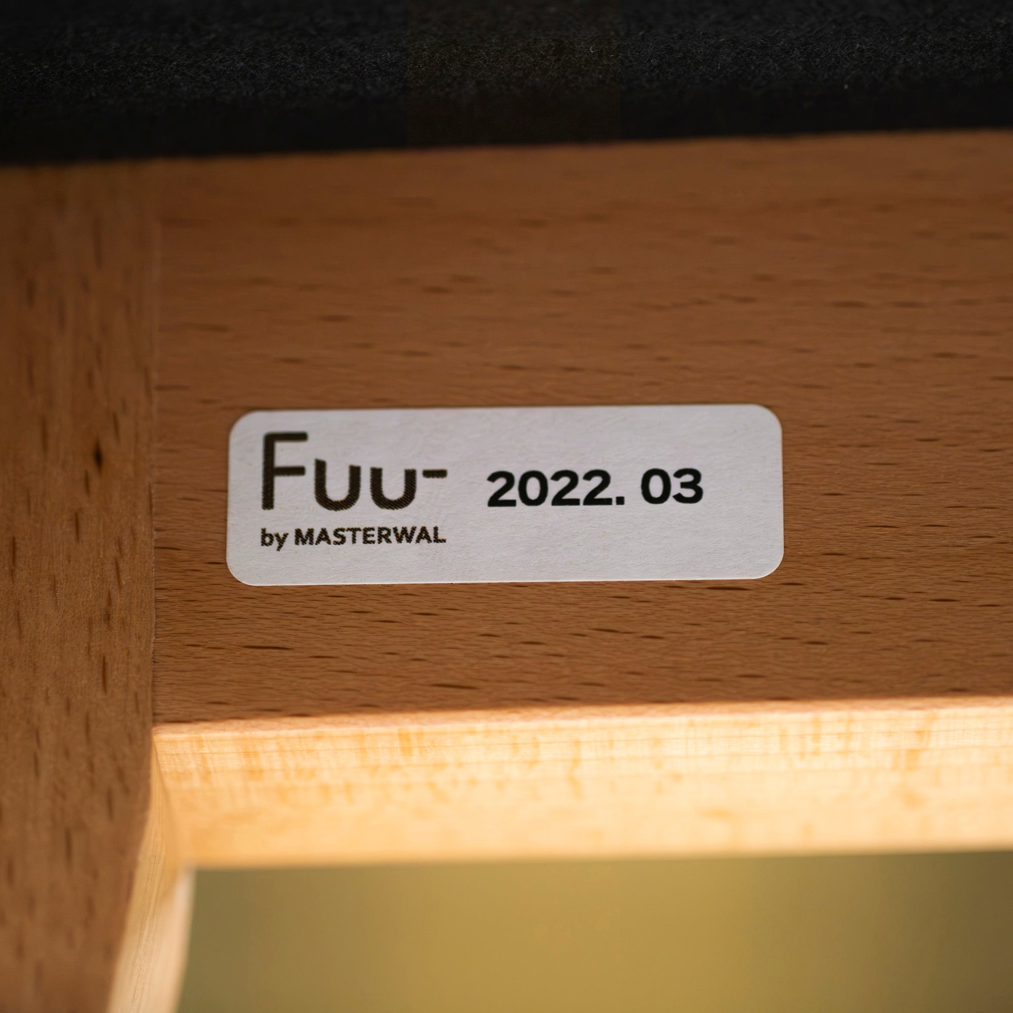 Sofa MASTERWAL Fuu- Easy Sofa 2022 Beech Fabric Single Sofa Natural