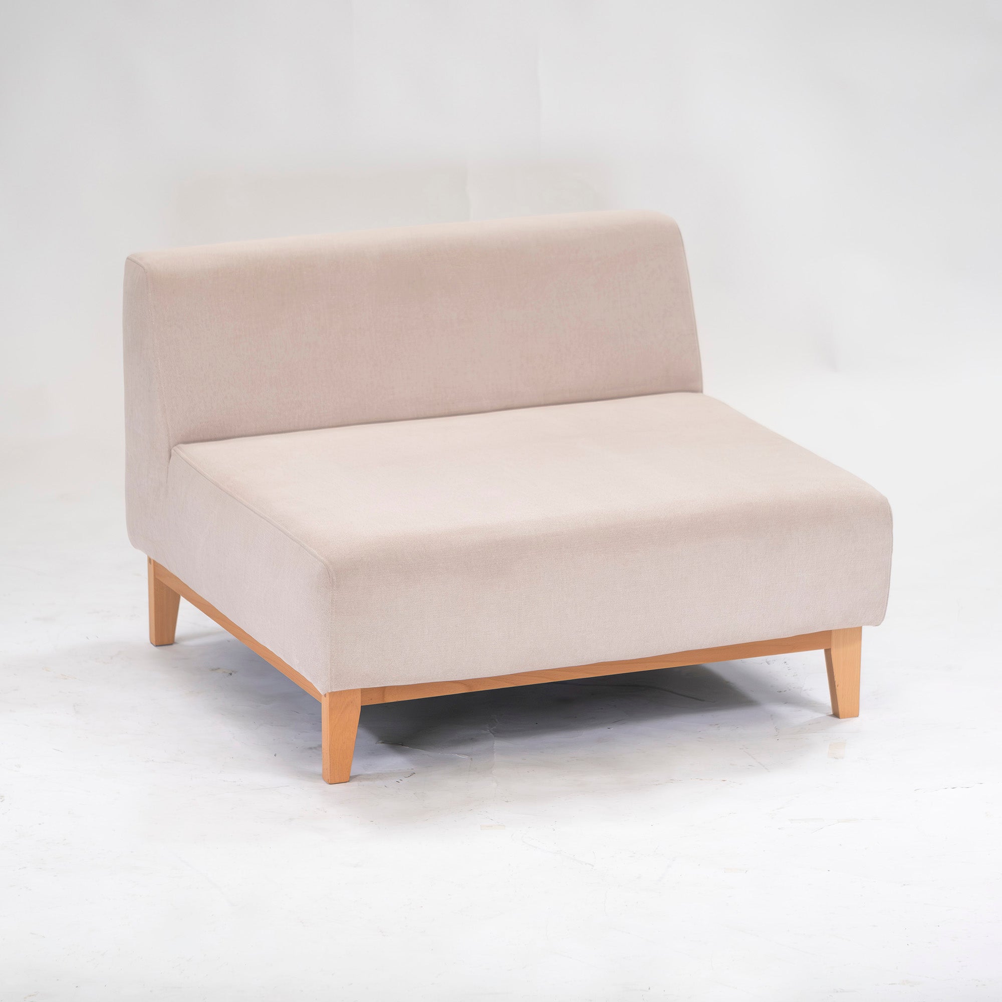 Sofa MASTERWAL Fuu- Easy Sofa 2022 Beech Fabric Single Sofa Natural