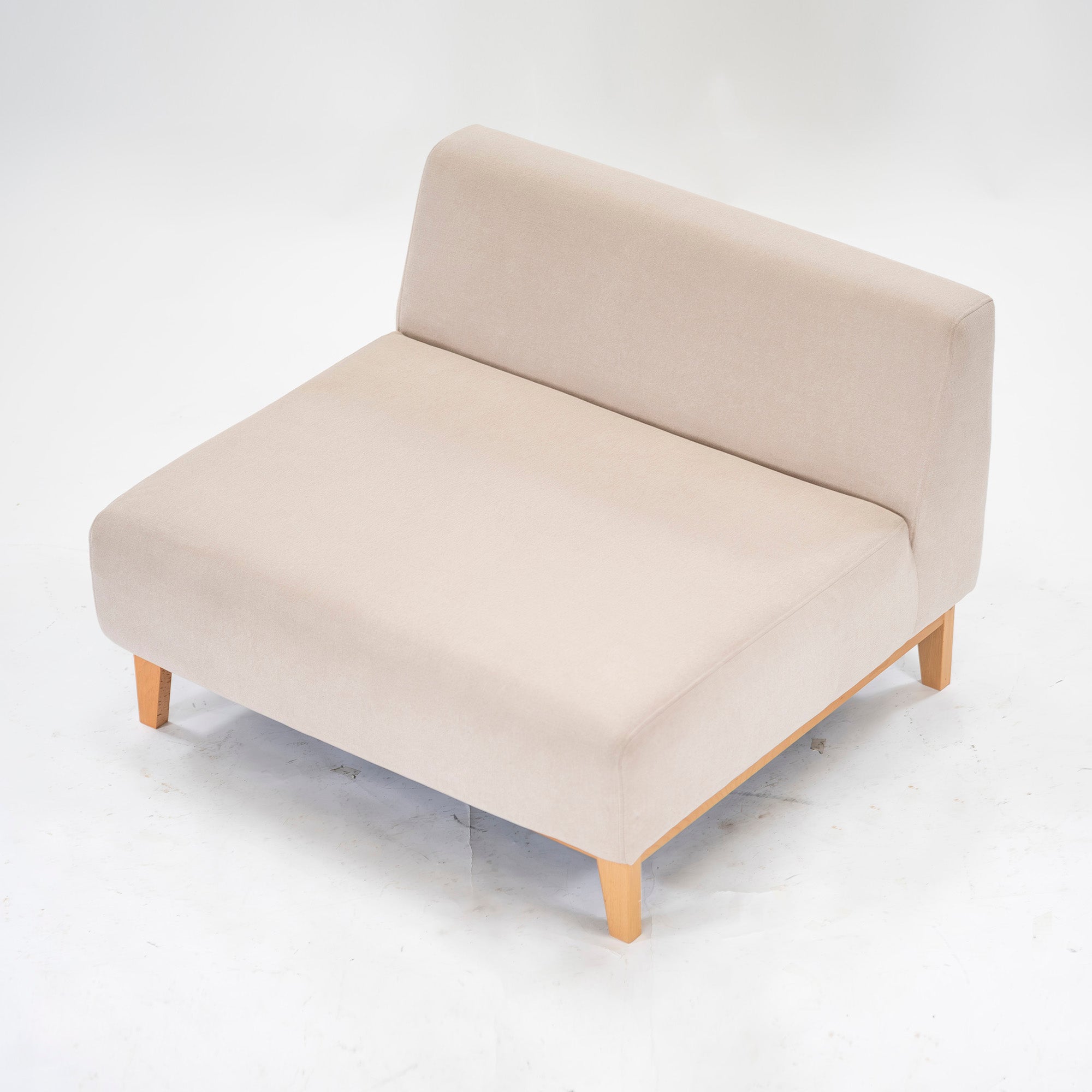 Sofa MASTERWAL Fuu- Easy Sofa 2022 Beech Fabric Single Sofa Natural