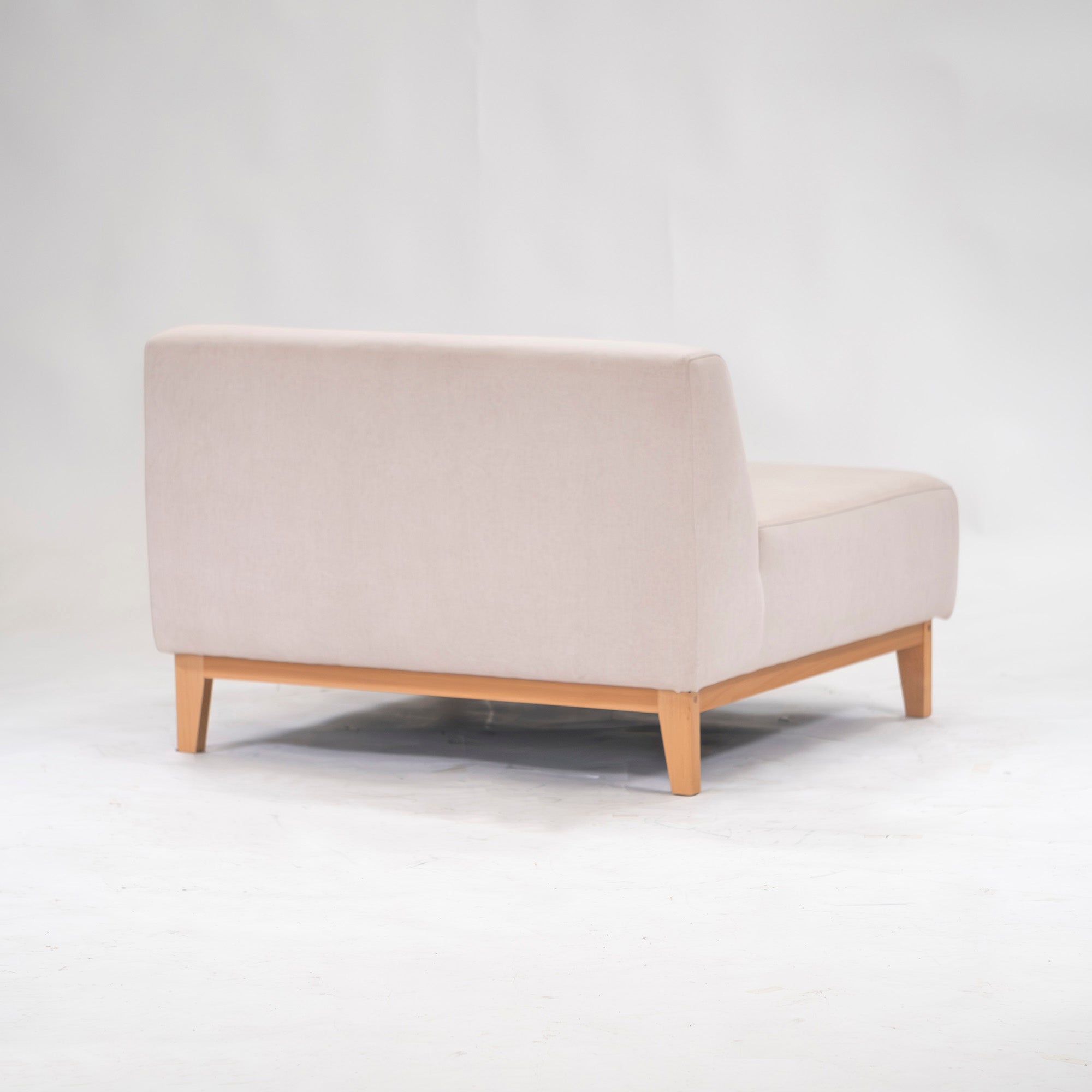 Sofa MASTERWAL Fuu- Easy Sofa 2022 Beech Fabric Single Sofa Natural