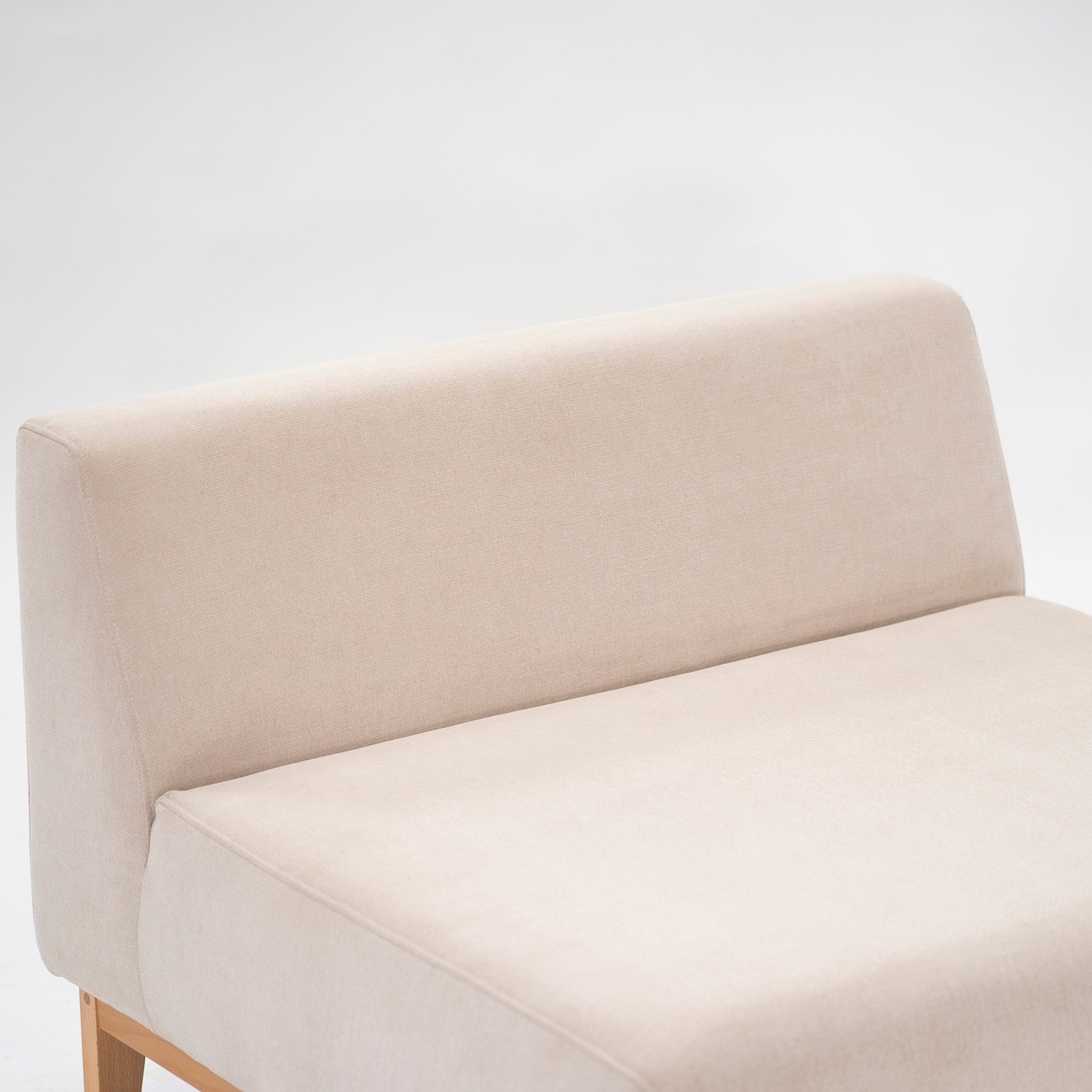 Sofa MASTERWAL Fuu- Easy Sofa 2022 Beech Fabric Single Sofa Natural