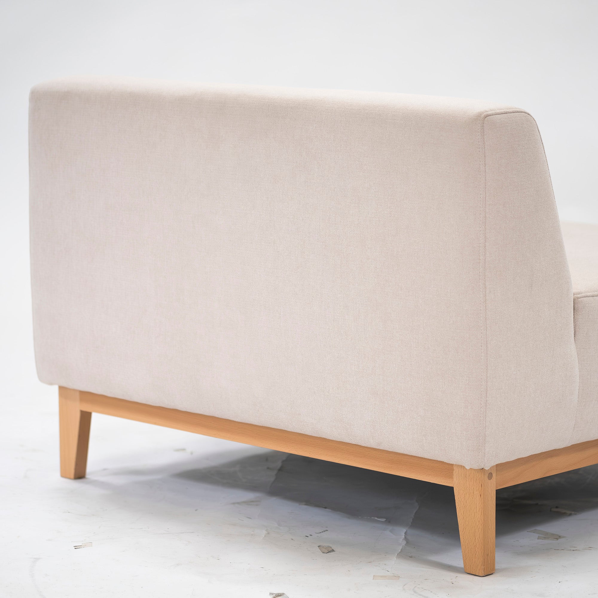Sofa MASTERWAL Fuu- Easy Sofa 2022 Beech Fabric Single Sofa Natural