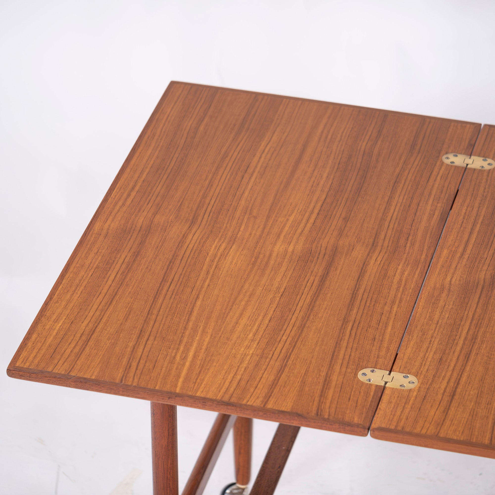 Side table, Nordic vintage, Danish, trolley table, teak, butterfly table, extension table, extendable top