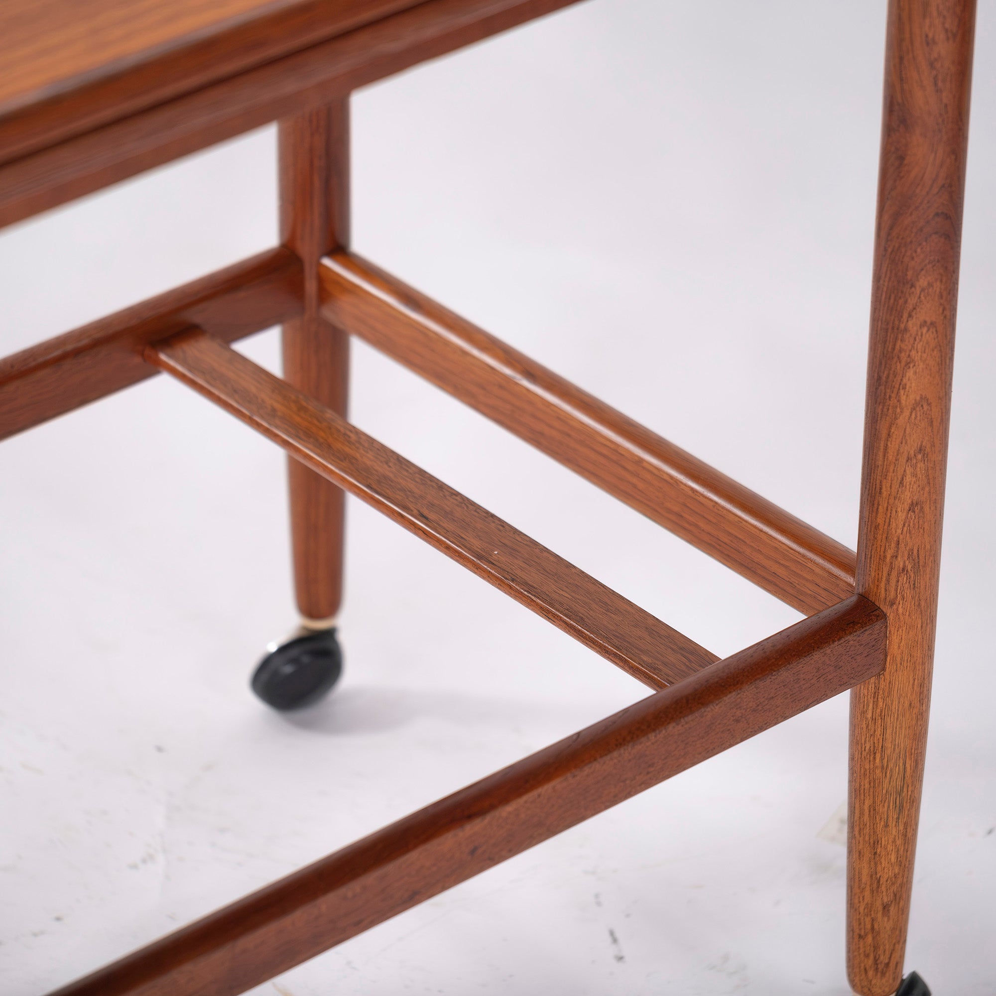 Side table, Nordic vintage, Danish, trolley table, teak, butterfly table, extension table, extendable top