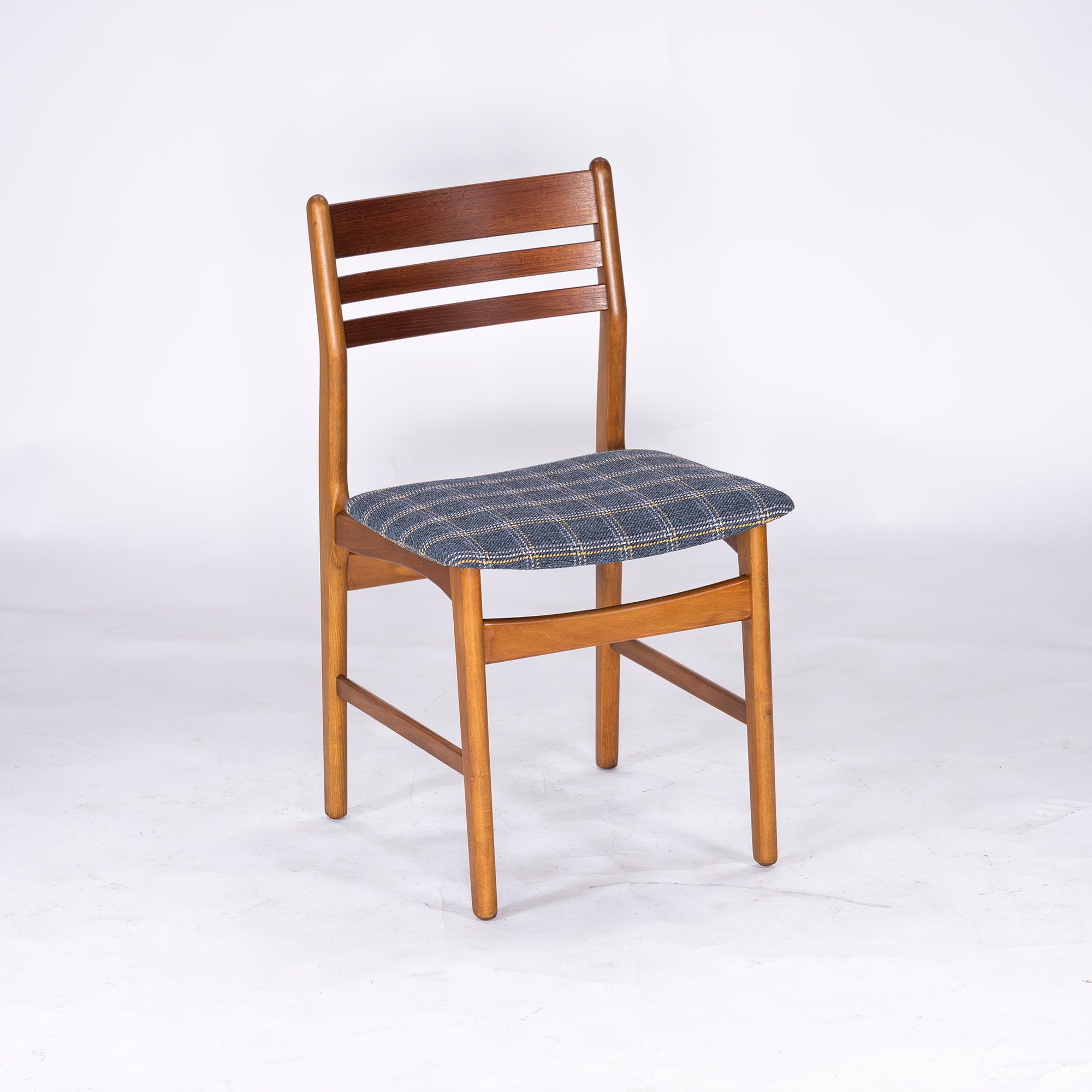 Dining chair, Nordic vintage, teak wood x beech wood (1), 1960s, mid-century modern, natural, retro, vintage