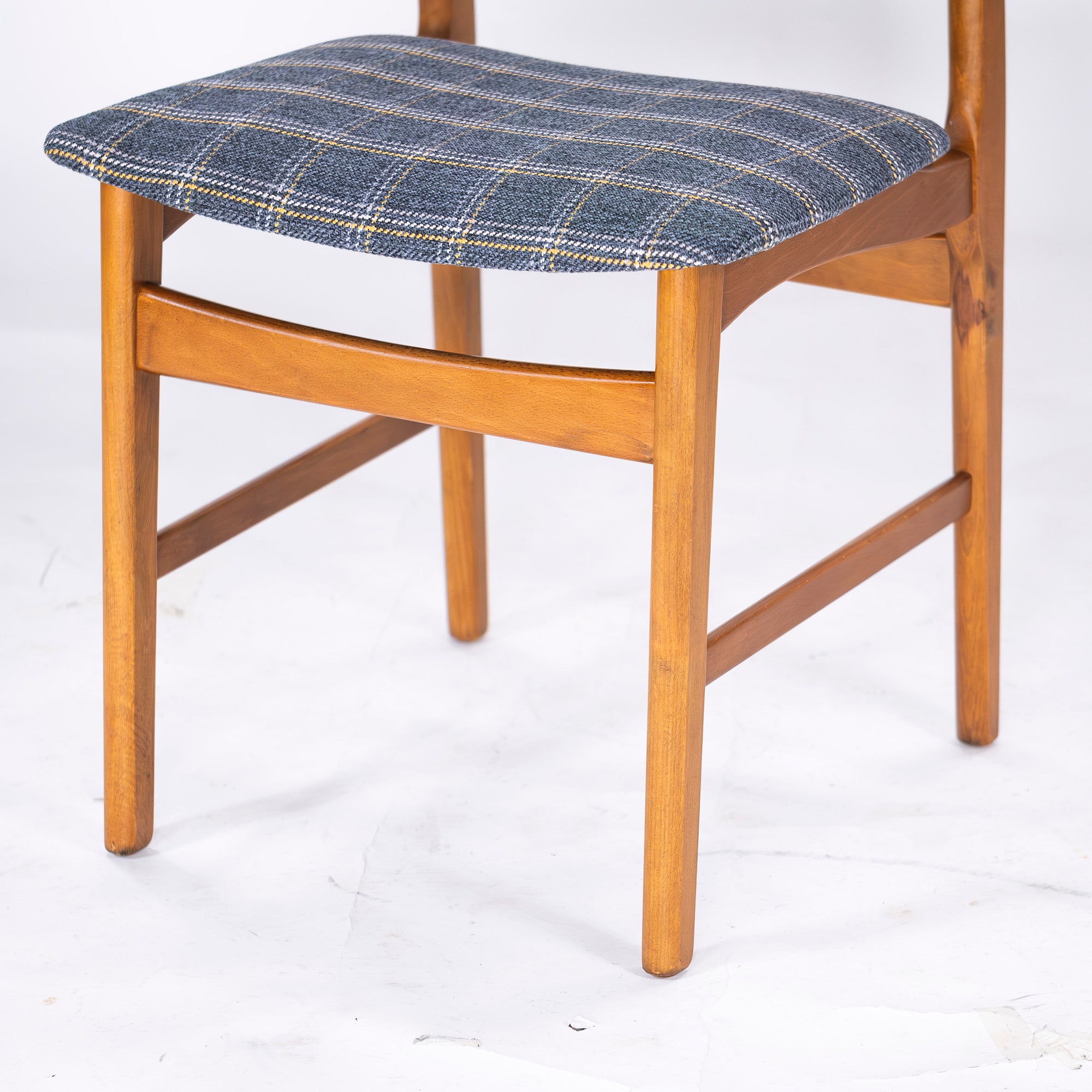 Dining chair, Nordic vintage, teak wood x beech wood (1), 1960s, mid-century modern, natural, retro, vintage