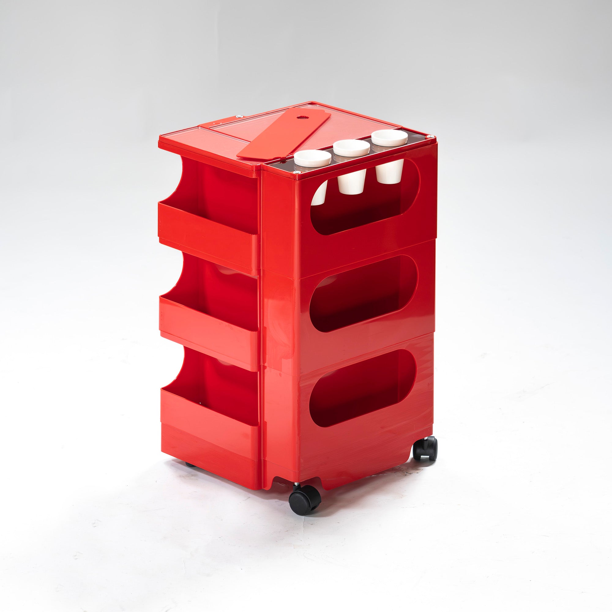 ボビーワゴン B-LINE ビーライン Boby Wagon 3段5トレイ ジョエ・コロンボ オプションパーツ付き イタリアモダン 名作