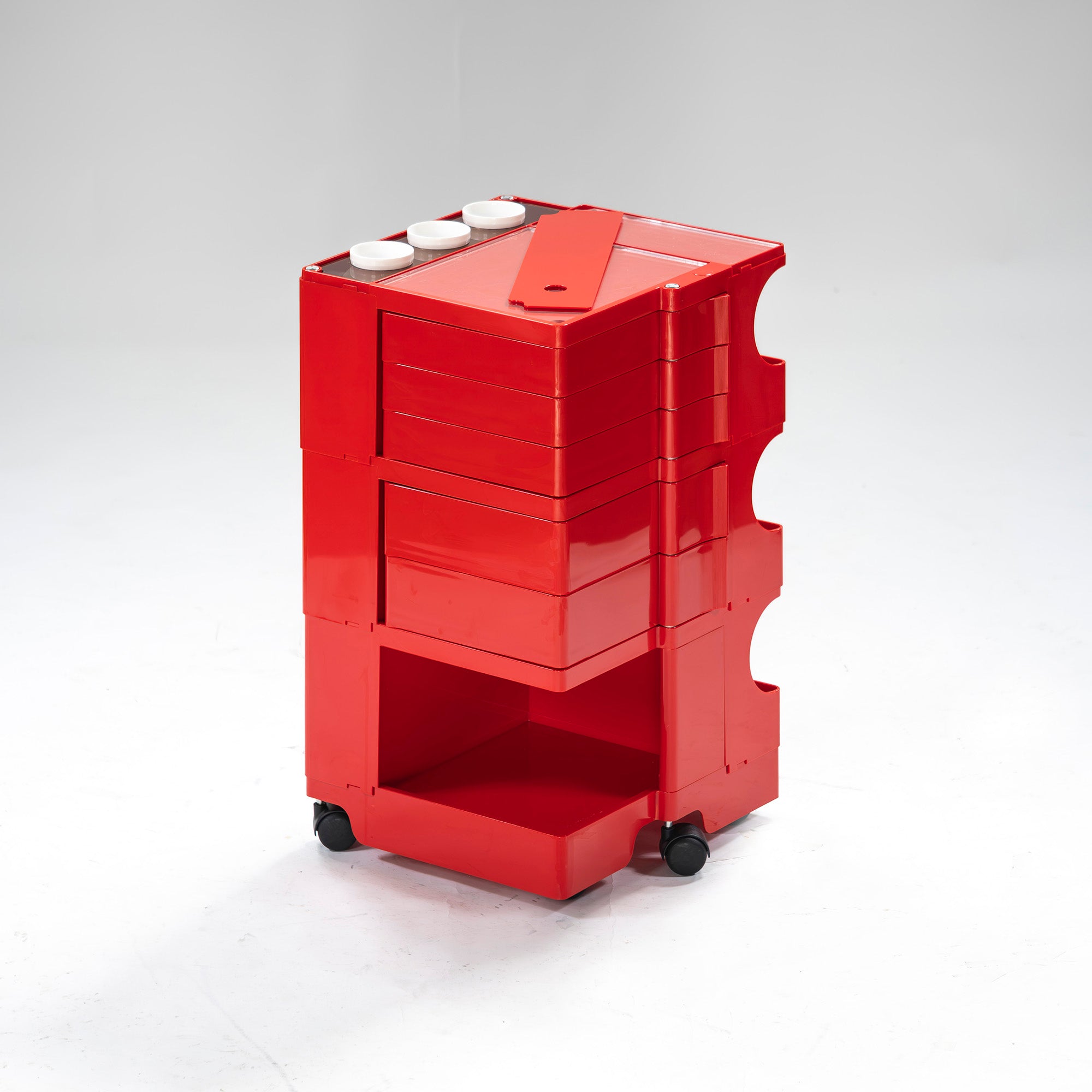 ボビーワゴン B-LINE ビーライン Boby Wagon 3段5トレイ ジョエ・コロンボ オプションパーツ付き イタリアモダン 名作