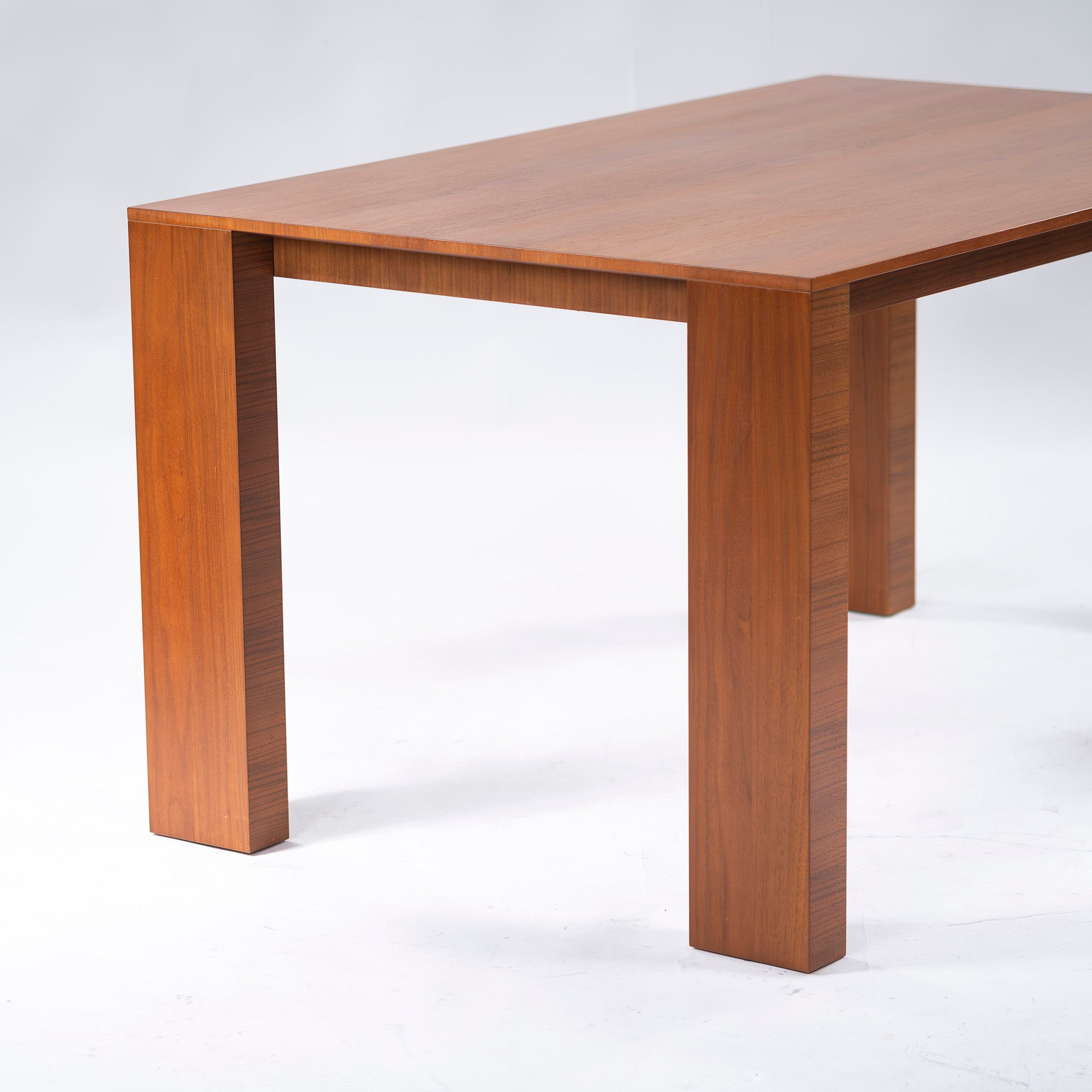 Dining table arflex REKTA w140 walnut Italian modern Carlo Colombo