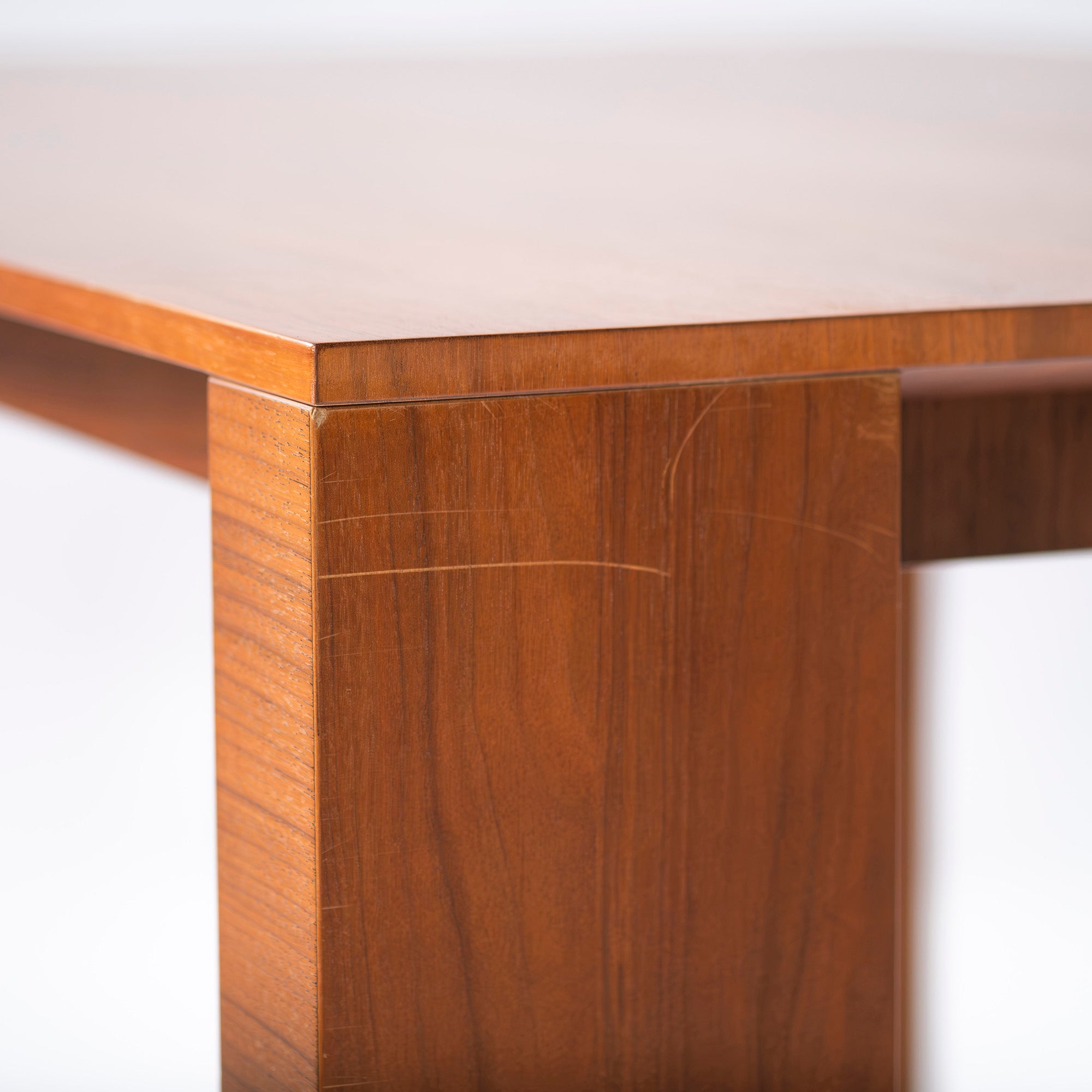 Dining table arflex REKTA w140 walnut Italian modern Carlo Colombo