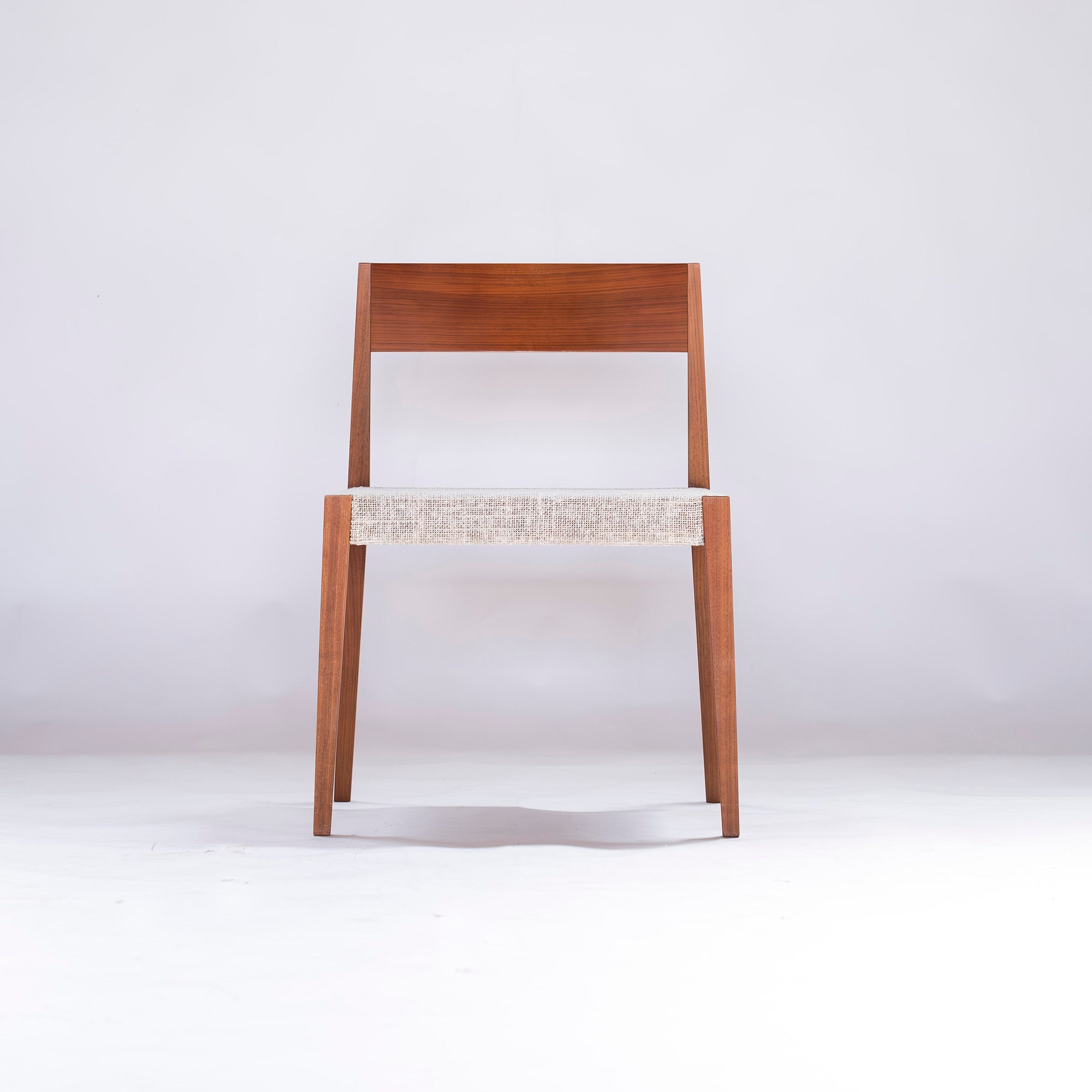 Arflex Dining Chair arflex SHIN Shin Chair (2) Walnut Italian Modern Carlo Colombo Discontinued