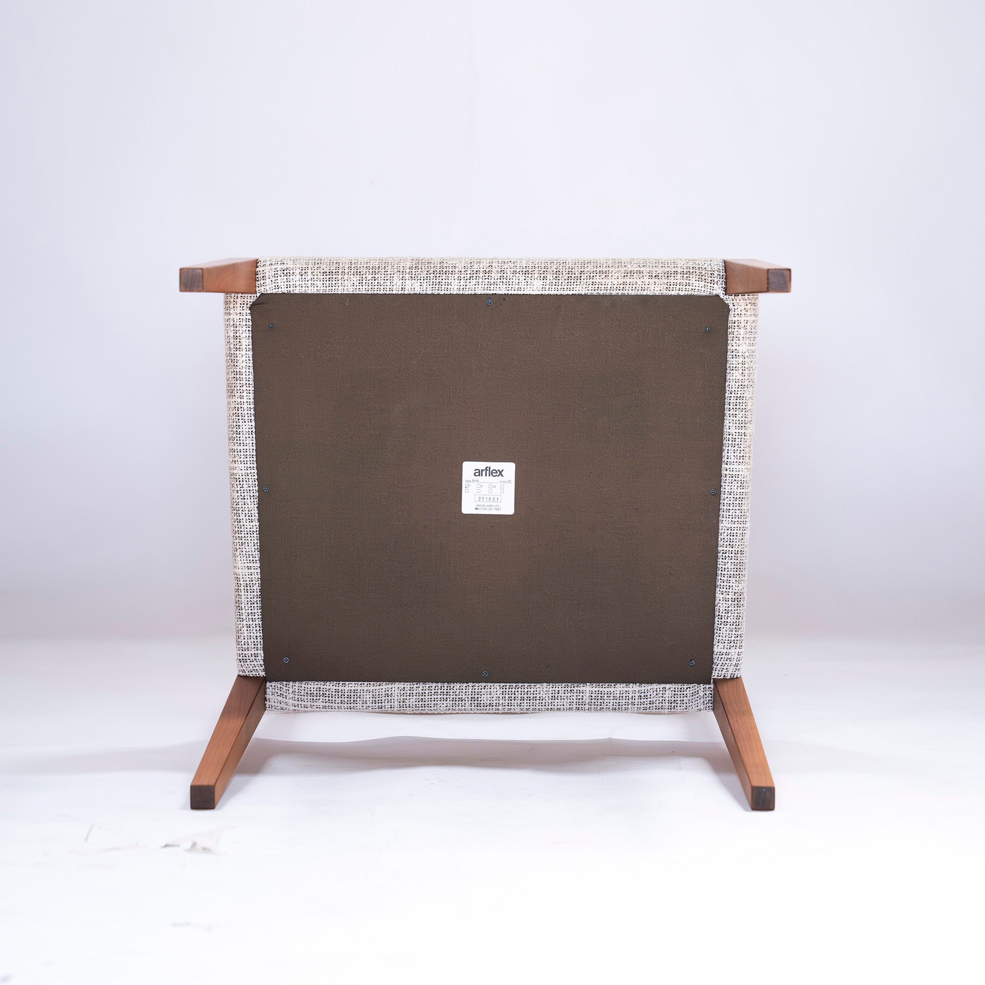 Arflex Dining Chair arflex SHIN Shin Chair (2) Walnut Italian Modern Carlo Colombo Discontinued
