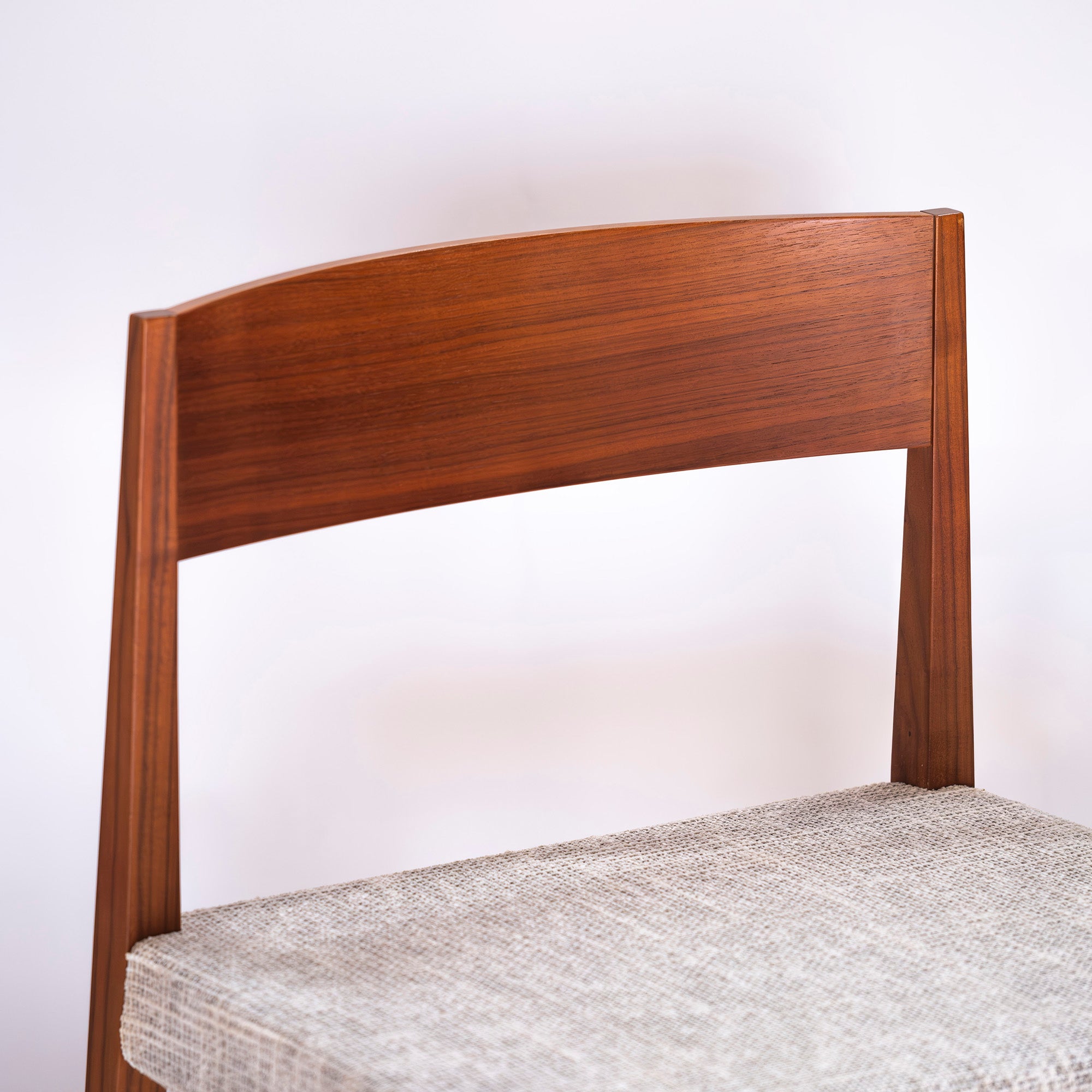 Arflex Dining Chair arflex SHIN Shin Chair (4) Walnut Italian Modern Carlo Colombo Discontinued