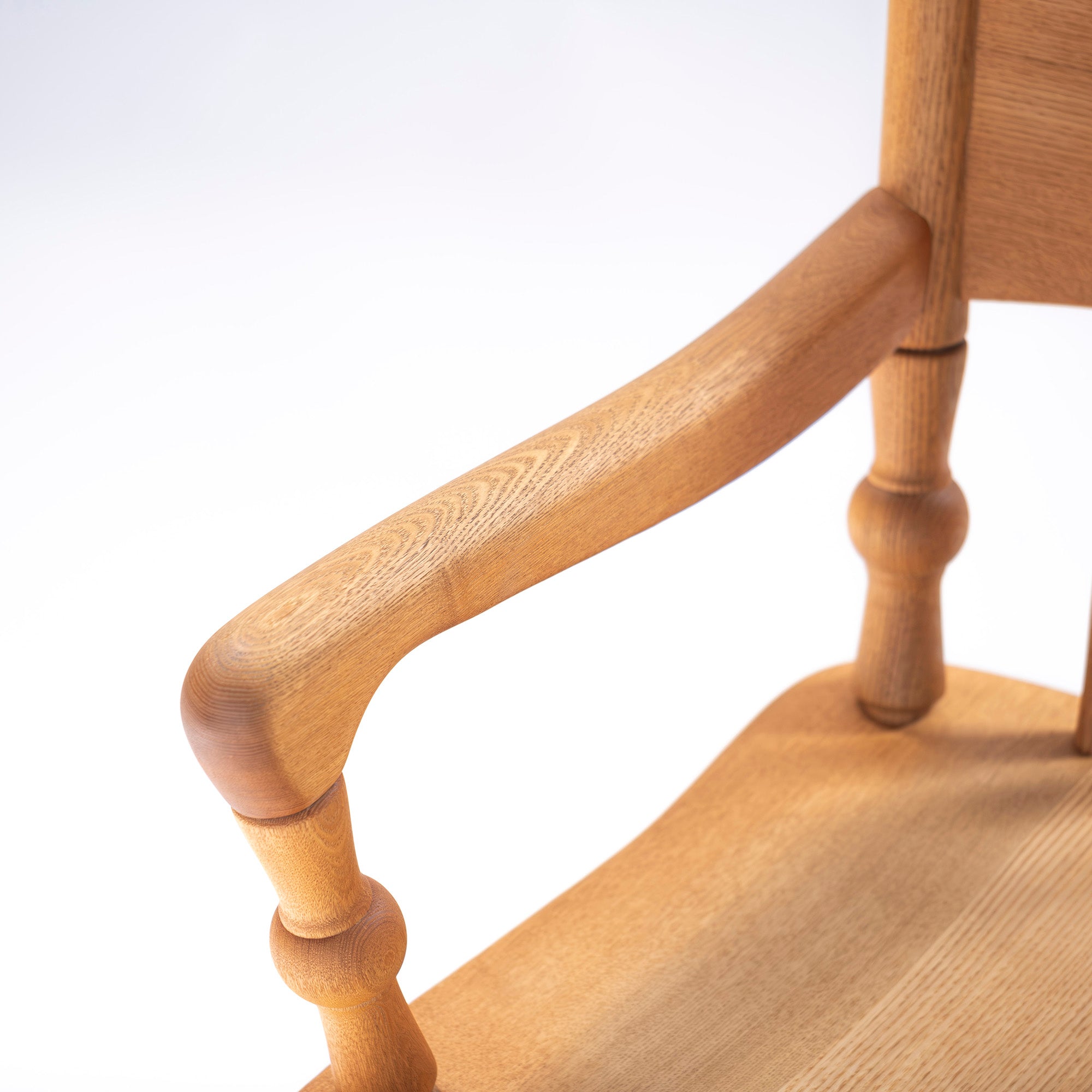 Lounge chair, Hida Sangyo, Woodpecker, FRONTIER, Armchair, Oak wood, Oil finish, Oak wood, Solid wood, Colonial