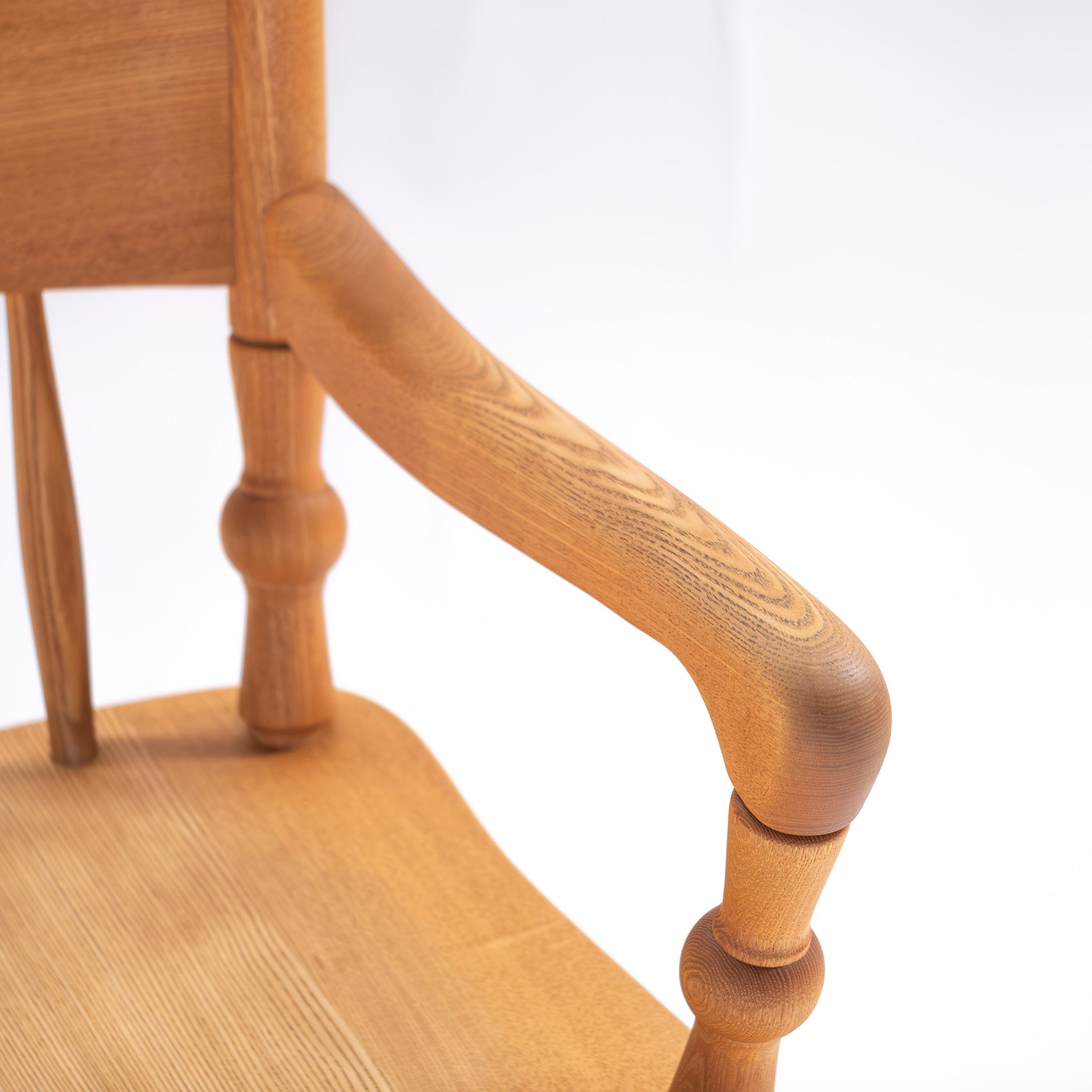 Lounge chair, Hida Sangyo, Woodpecker, FRONTIER, Armchair, Oak wood, Oil finish, Oak wood, Solid wood, Colonial
