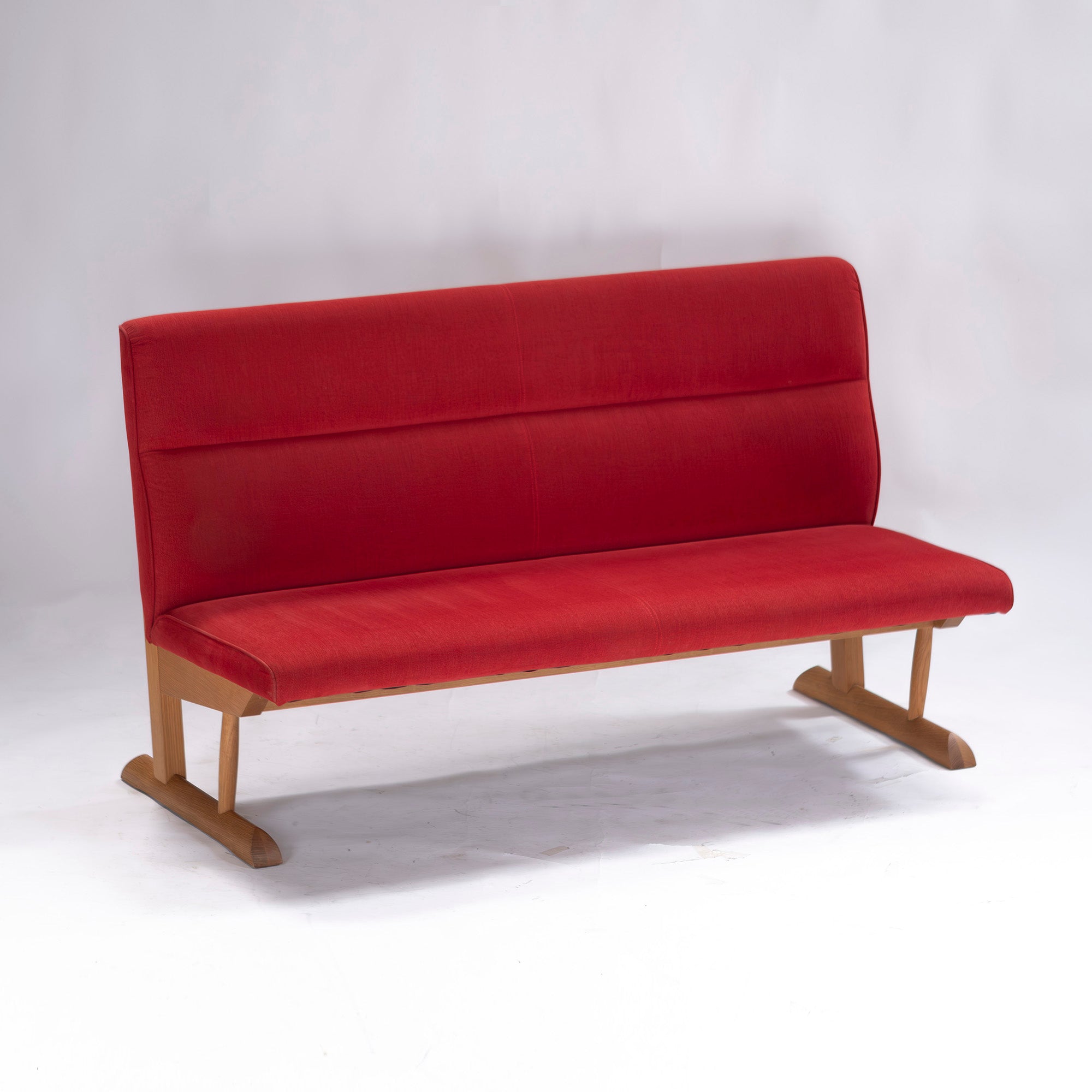 Dining bench Hida Sangyo Woodpecker KAYA2 Kaya Red Oak Solid wood Japanese modern Natural modern LD bench IDC Otsuka