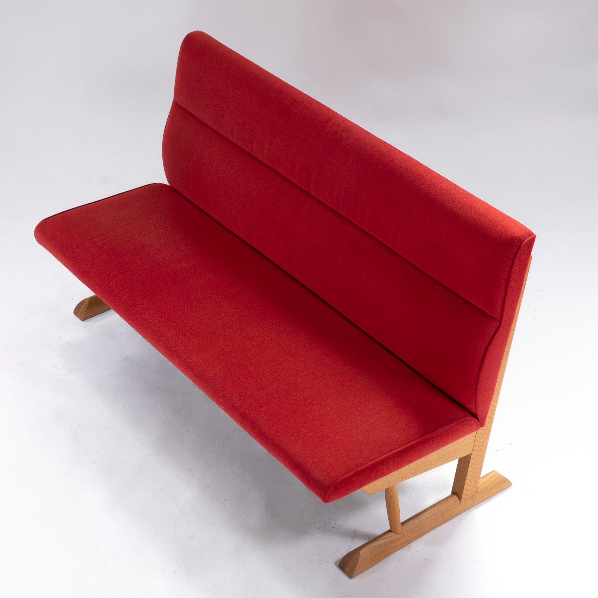 Dining bench Hida Sangyo Woodpecker KAYA2 Kaya Red Oak Solid wood Japanese modern Natural modern LD bench IDC Otsuka