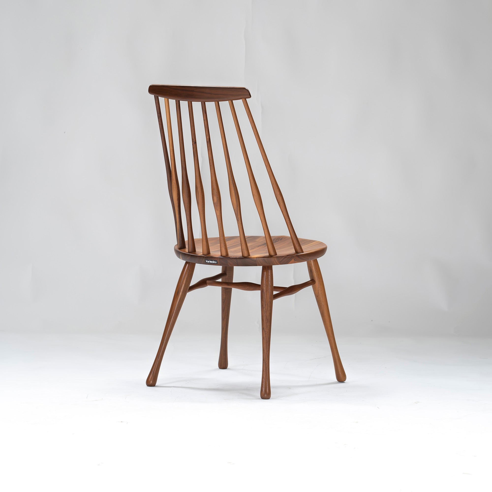 Dining Chair Karimoku CF5055 Armless Chair Walnut (1) Natural Modern Country Style Classic
