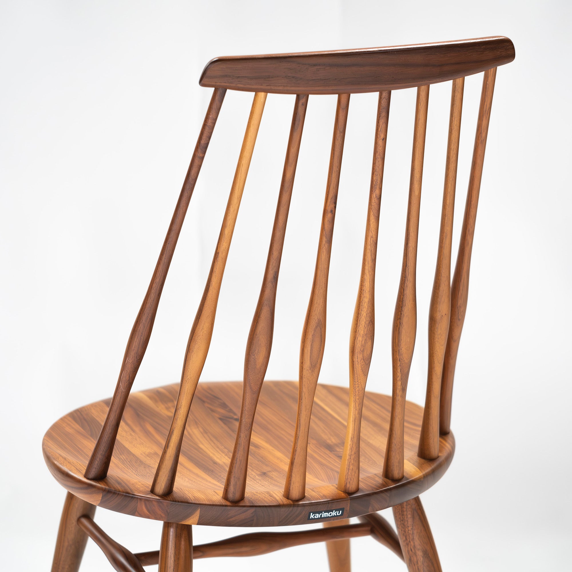 Dining Chair Karimoku CF5055 Armless Chair Walnut (1) Natural Modern Country Style Classic
