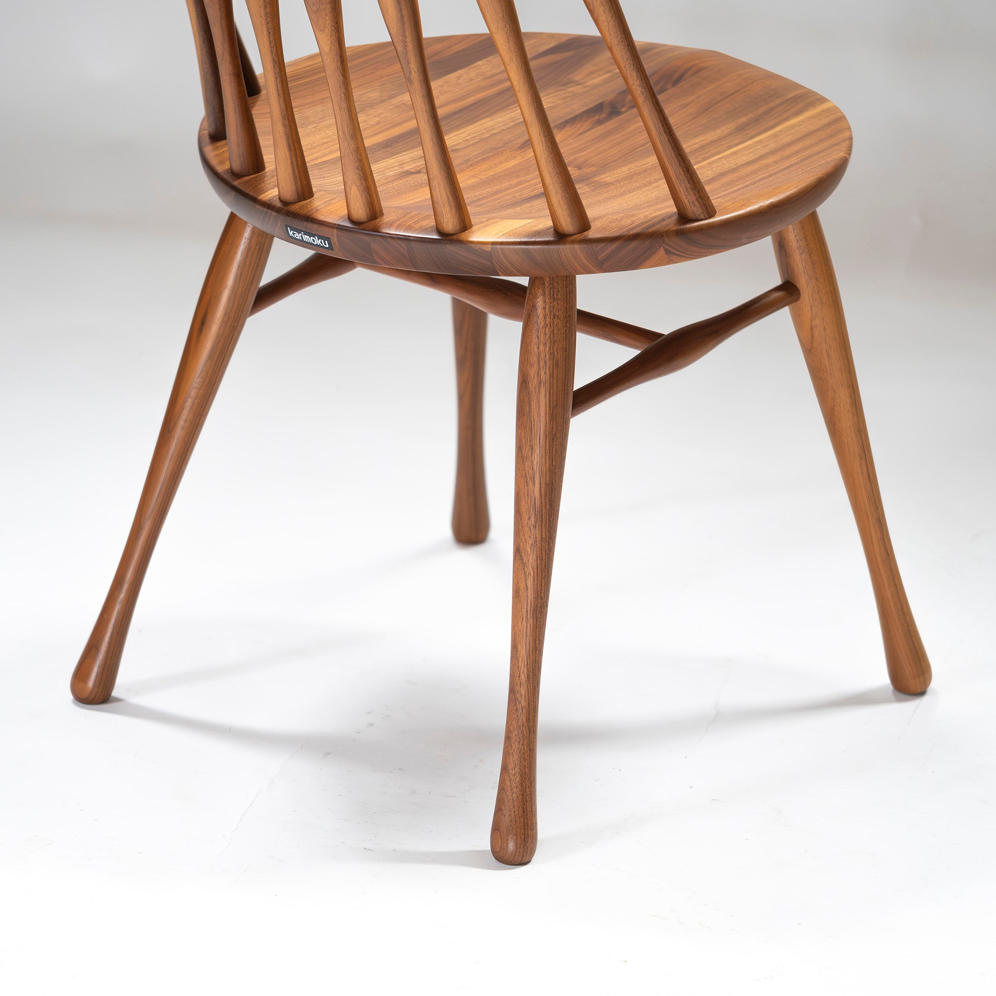 Dining Chair Karimoku CF5055 Armless Chair Walnut (1) Natural Modern Country Style Classic