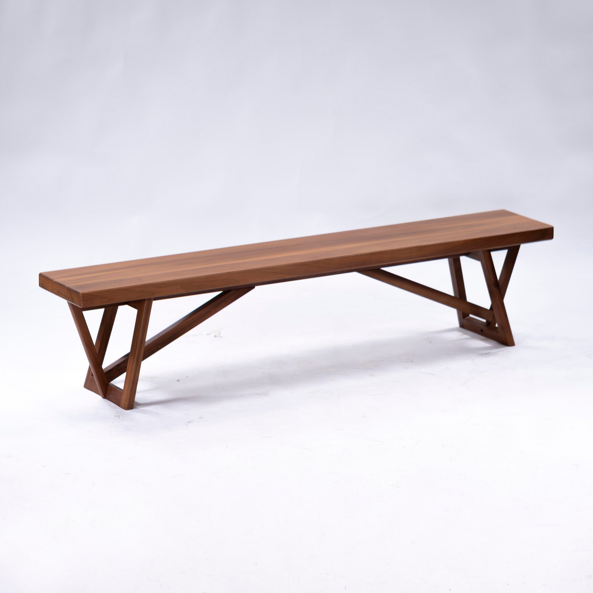 Dining bench Karimoku CW8076 Walnut w180 Natural modern Japanese modern Outdoor style Dining chair