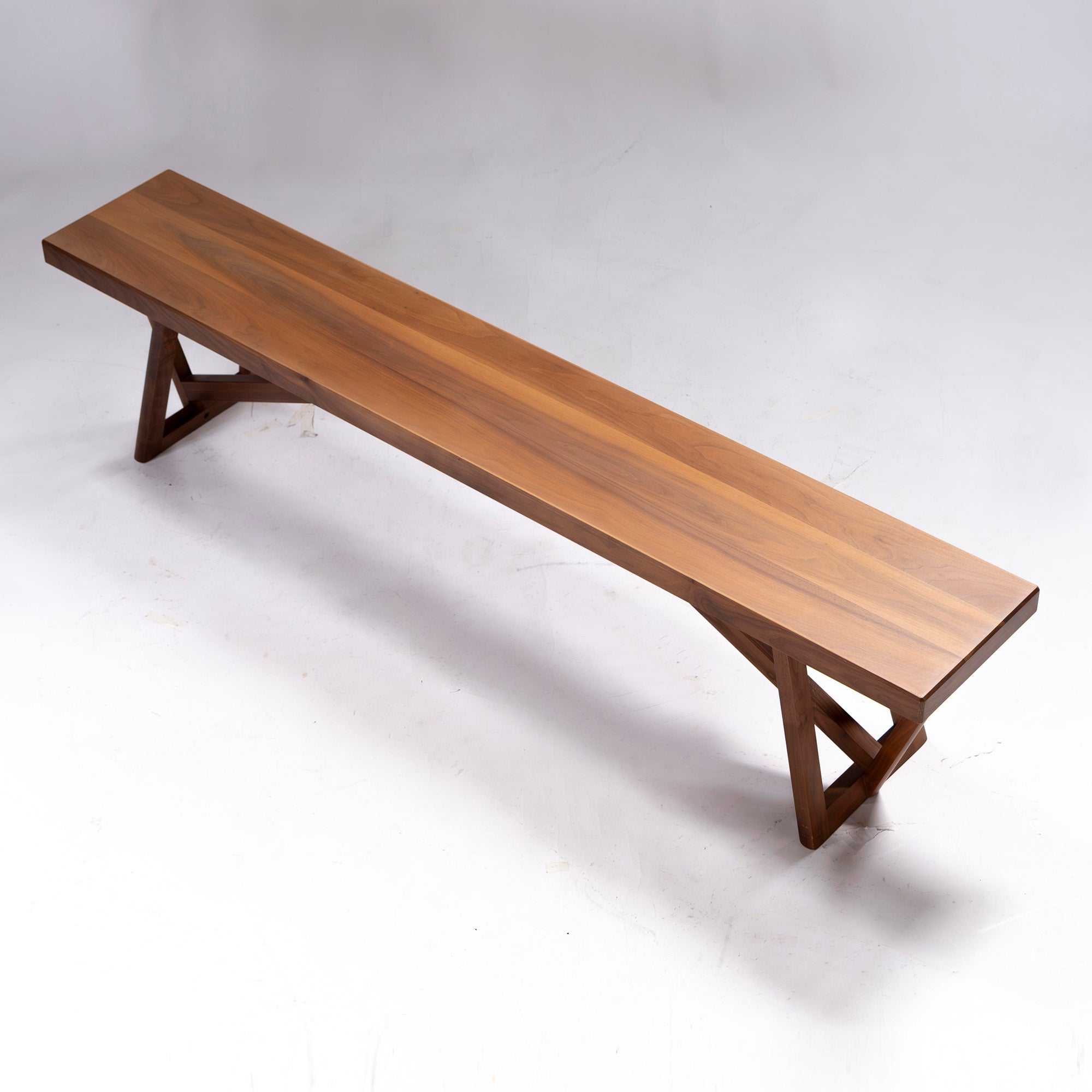 Dining bench Karimoku CW8076 Walnut w180 Natural modern Japanese modern Outdoor style Dining chair