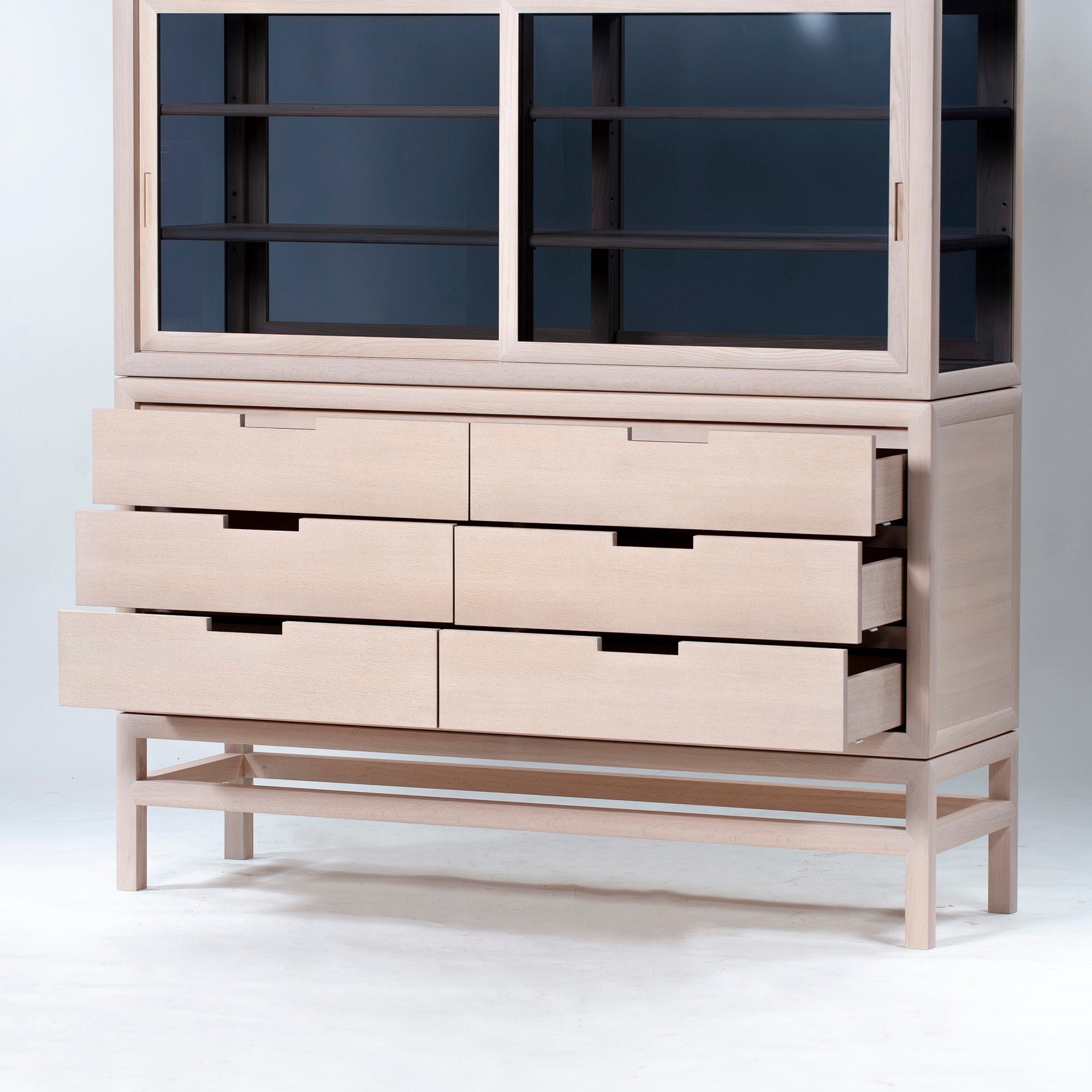 Cabinet Time & Style Time & Style edition Silent Drawer Cabinet w160 Oak wood Storage furniture Nordic modern List price 1.7 million yen