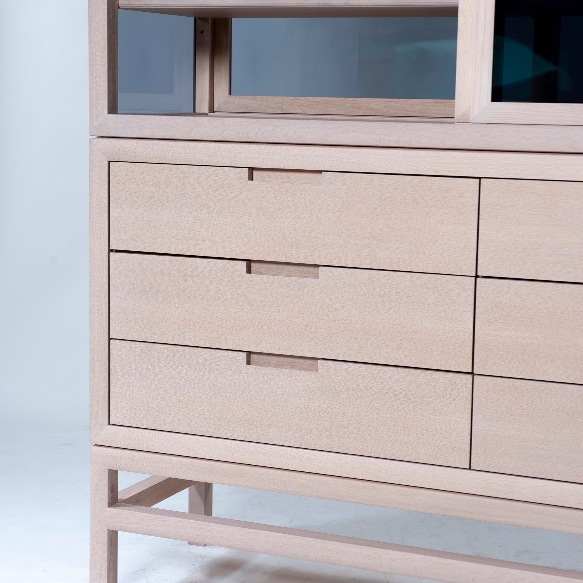 Cabinet Time & Style Time & Style edition Silent Drawer Cabinet w160 Oak wood Storage furniture Nordic modern List price 1.7 million yen