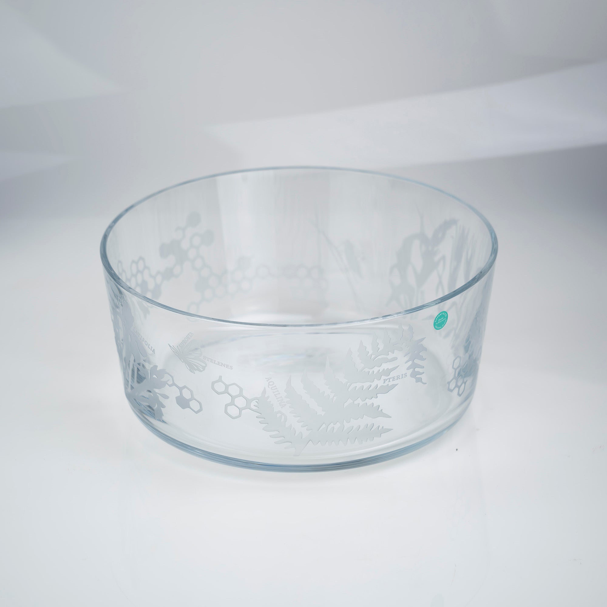 Tiffany Flora & Fauna TIFFANY & CO. FLORA & FAUNA Mouth-blown crystal glass bowl tableware
