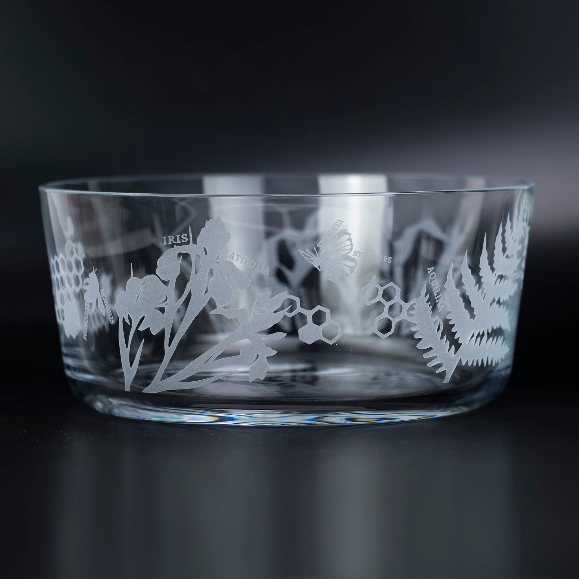 Tiffany Flora & Fauna TIFFANY & CO. FLORA & FAUNA Mouth-blown crystal glass bowl tableware