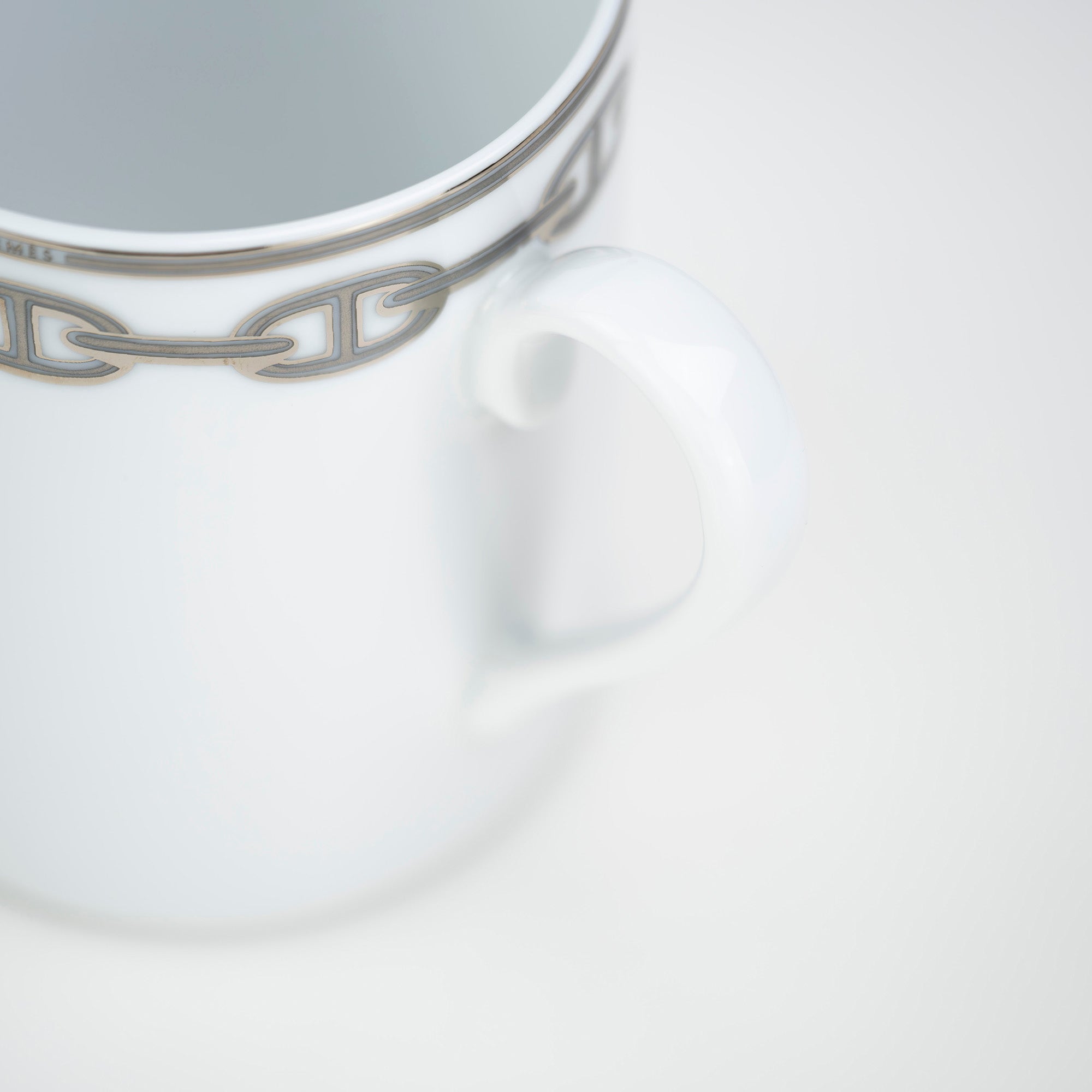 HERMES Chaine d'ancre platinum mug in good condition