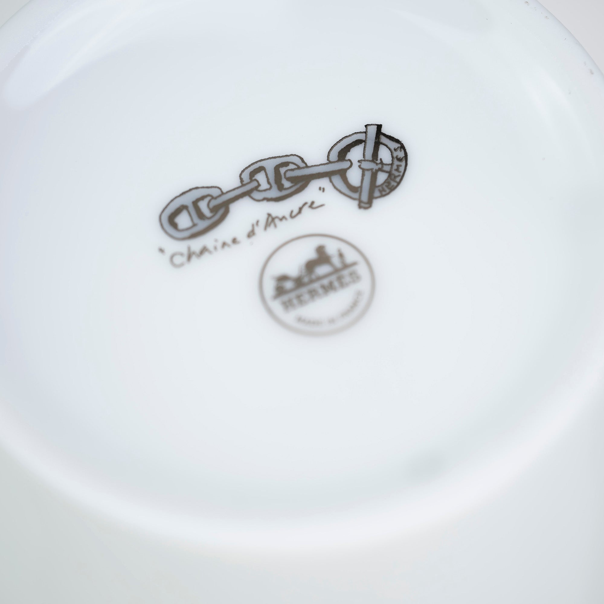 HERMES Chaine d'ancre platinum mug in good condition